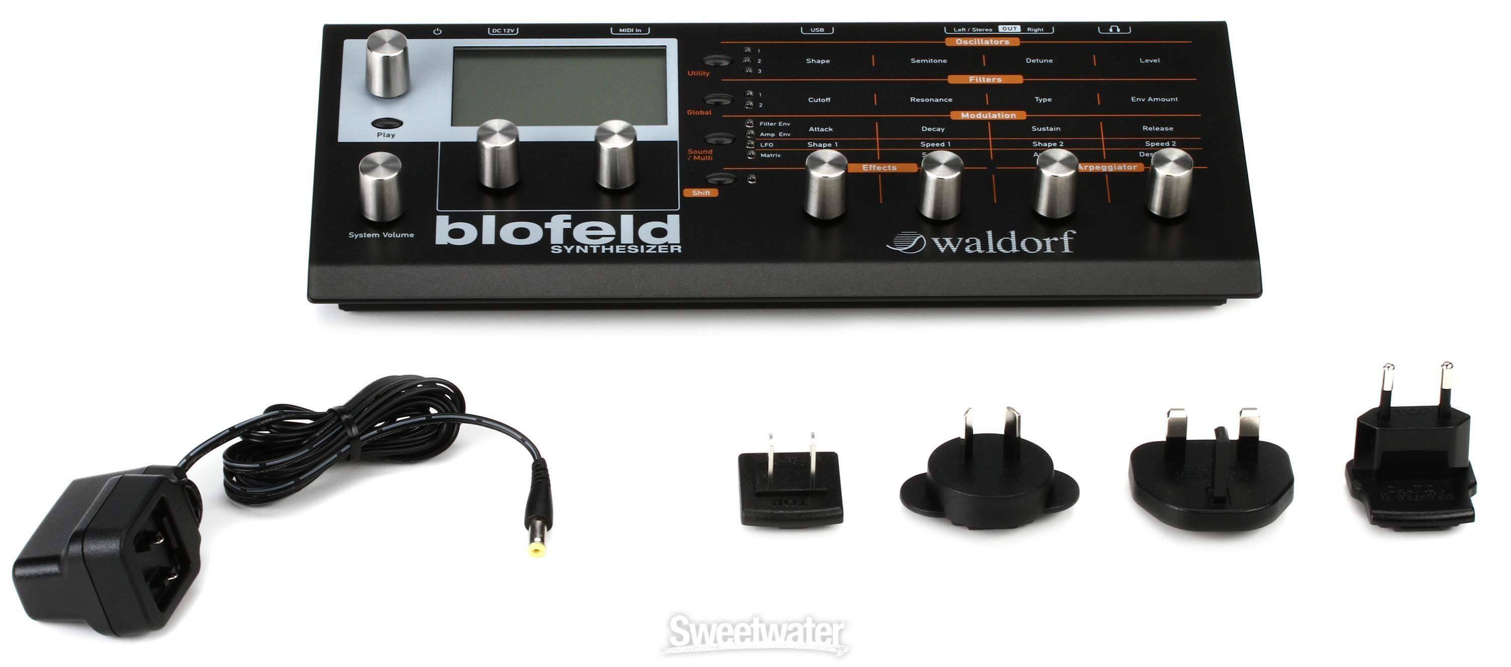 Waldorf Blofeld Desktop Synthesizer - Black | Sweetwater