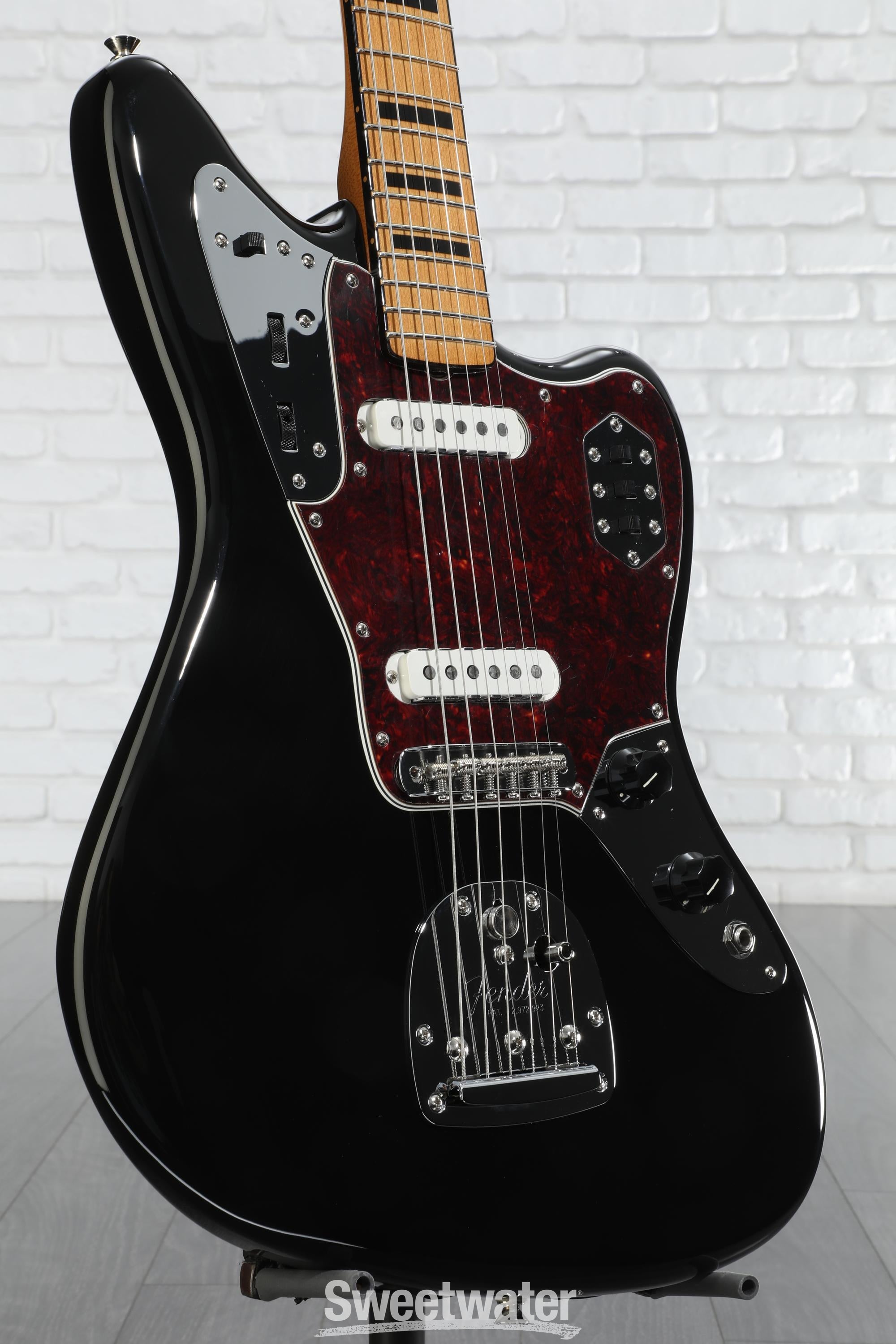 Fender Vintera II '70s Jaguar Electric Guitar Black | Guitar
