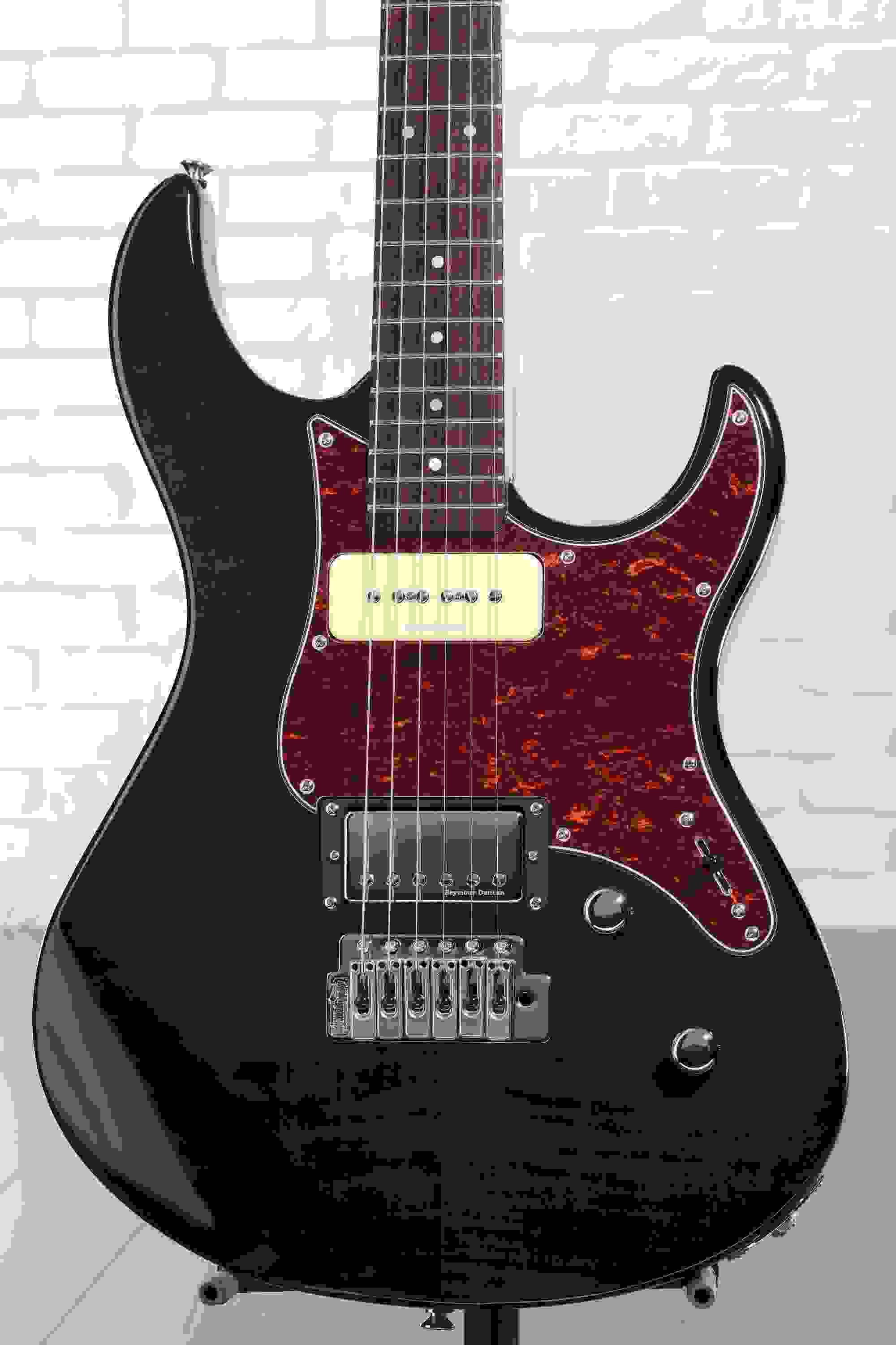 Yamaha PAC611VFM Pacifica Electric Guitar - Trans Black