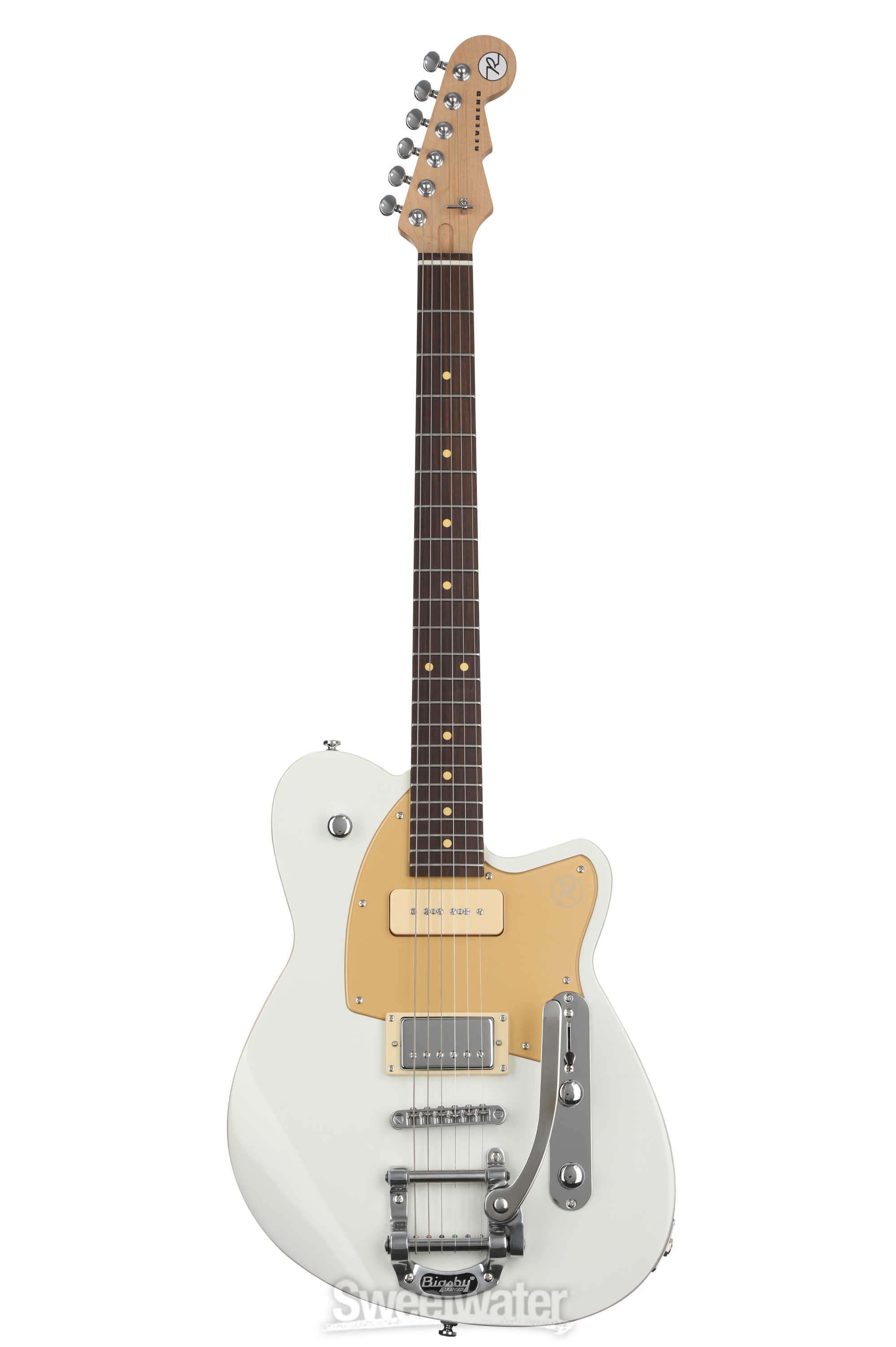 Reverend Double Agent OG Electric Guitar - Pearl White | Sweetwater