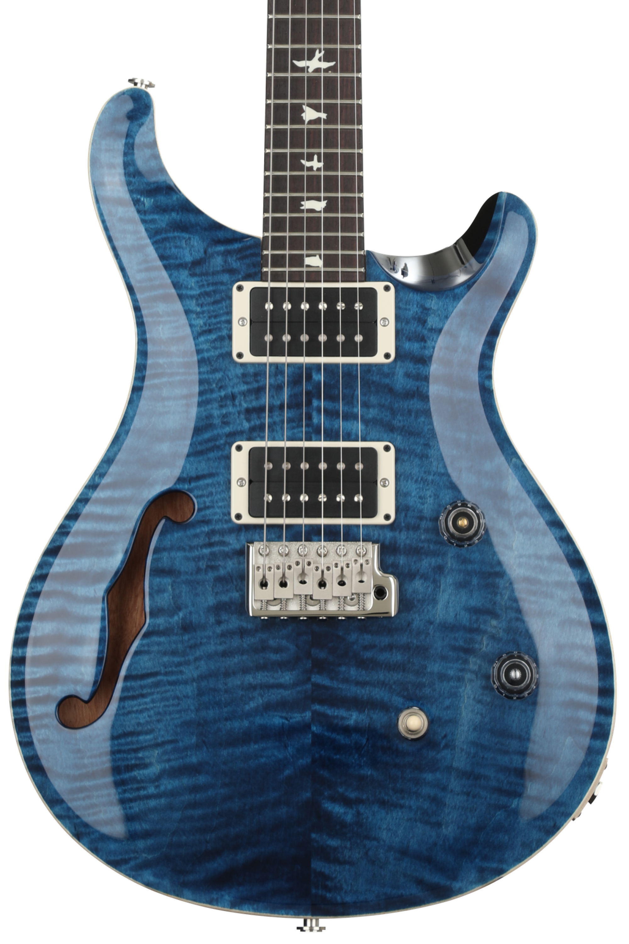 PRS CE 24 Semi-Hollow Electric Guitar - Whale Blue | Sweetwater