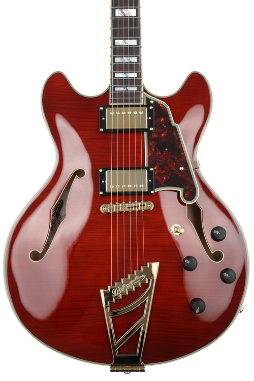 D'Angelico Excel DC Semi-hollowbody Electric Guitar - Viola
