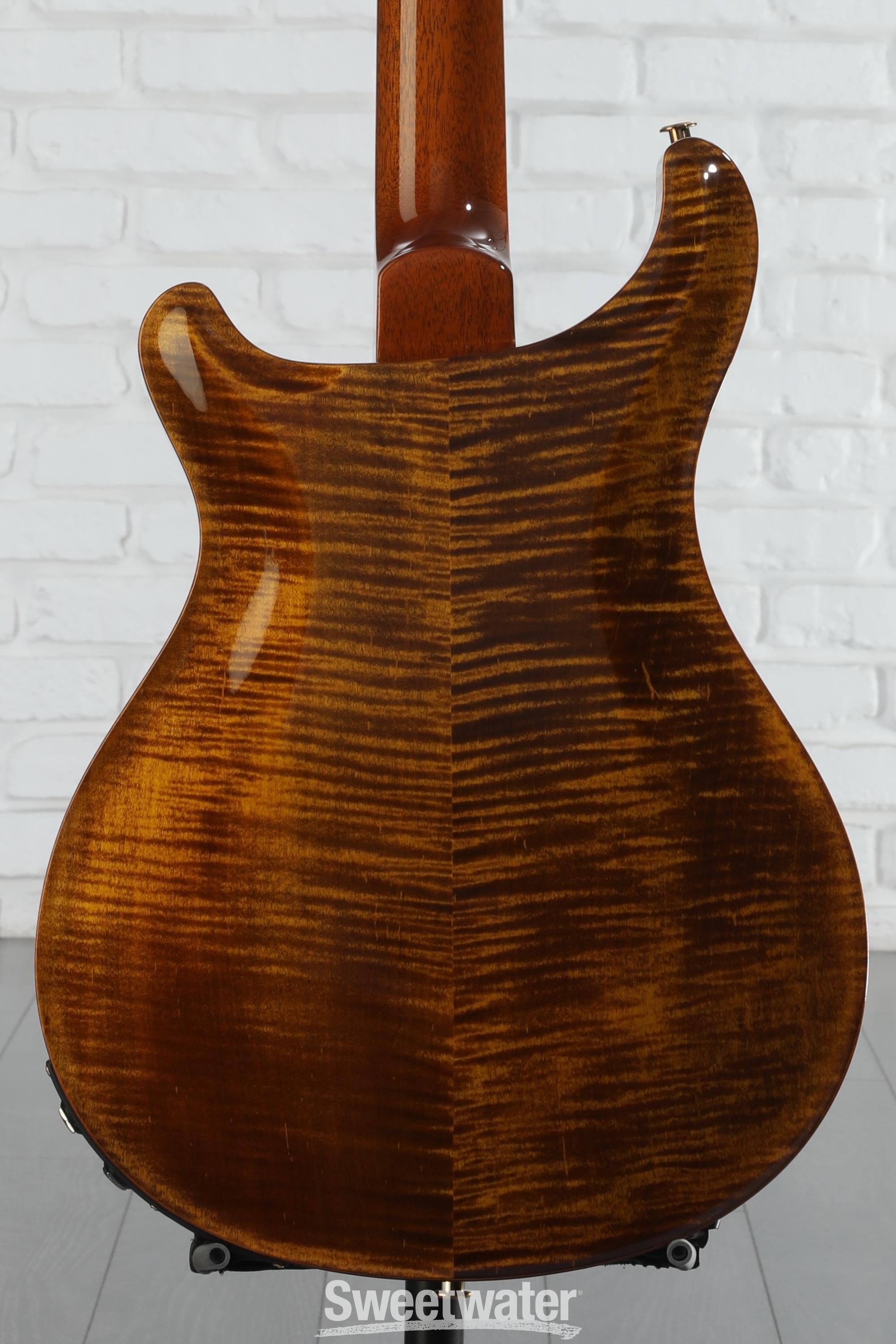 ダウズビトー PRS Hollowbody II Piezo 10-Top Electric Guitar - Black Gold
