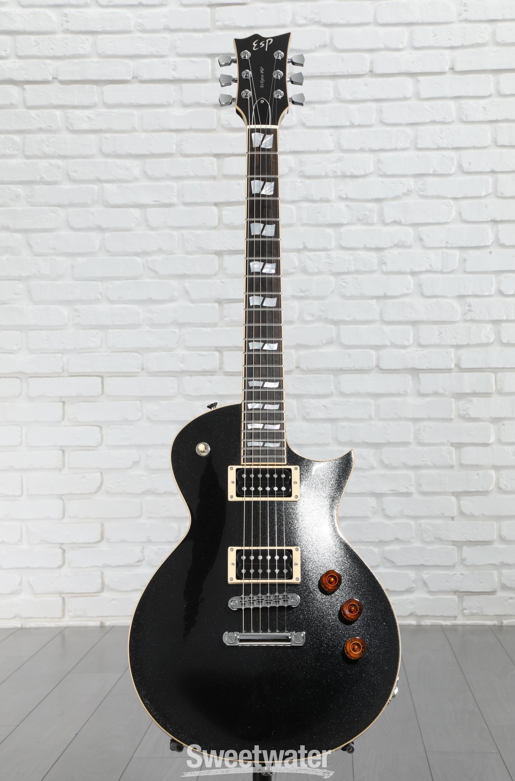 ESP Eclipse USA Electric Guitar - Sapphire Black Metallic