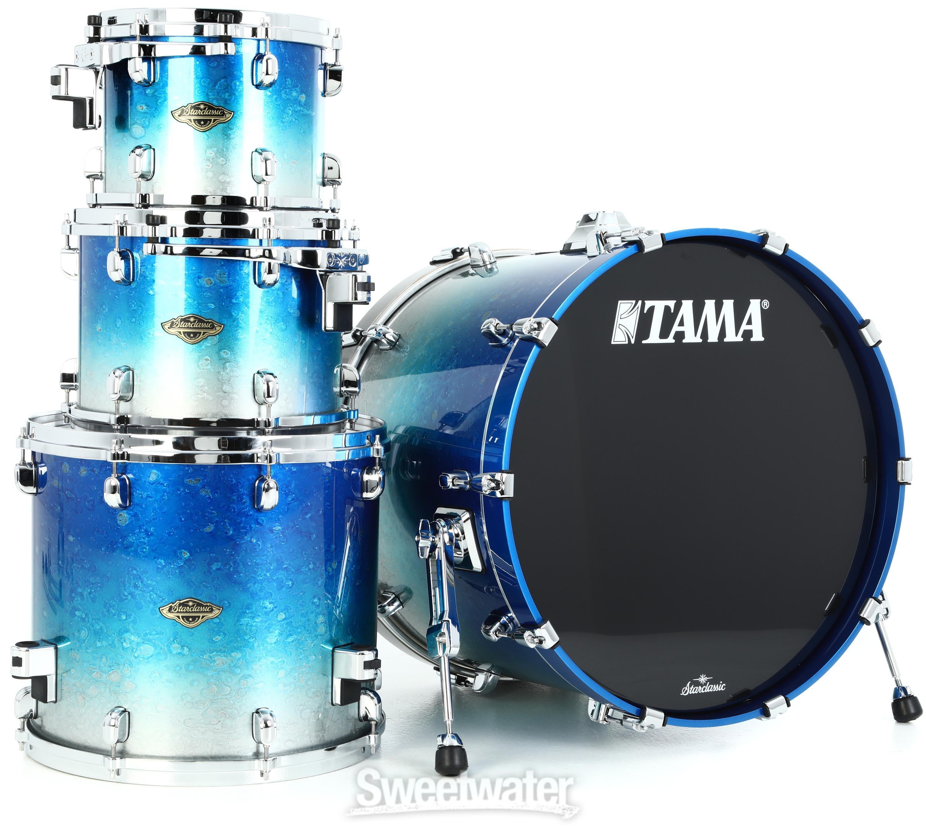 Tama Starclassic Walnut/Birch WBS42S 4-piece Shell Pack - Molten