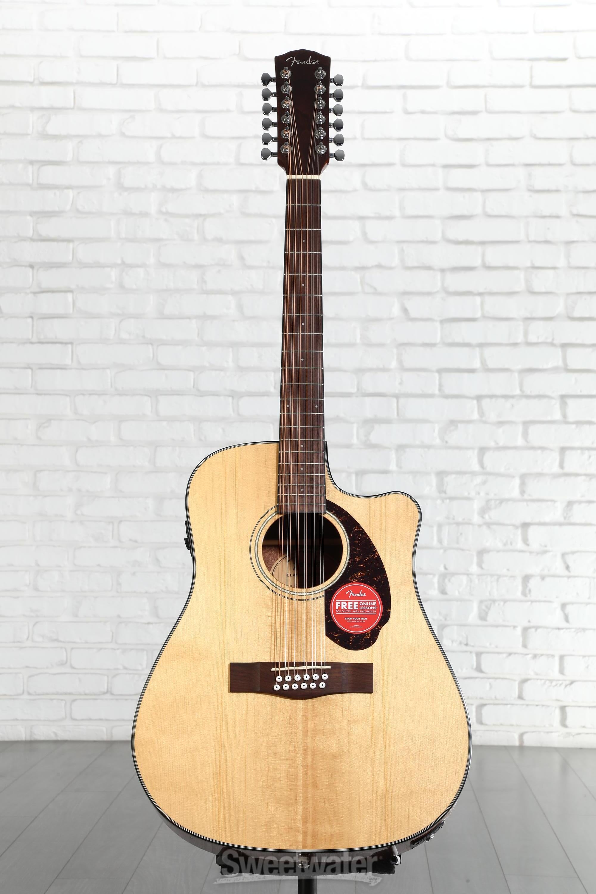 Fender CD-140SCE 12-string Acoustic-electric Guitar - Natural
