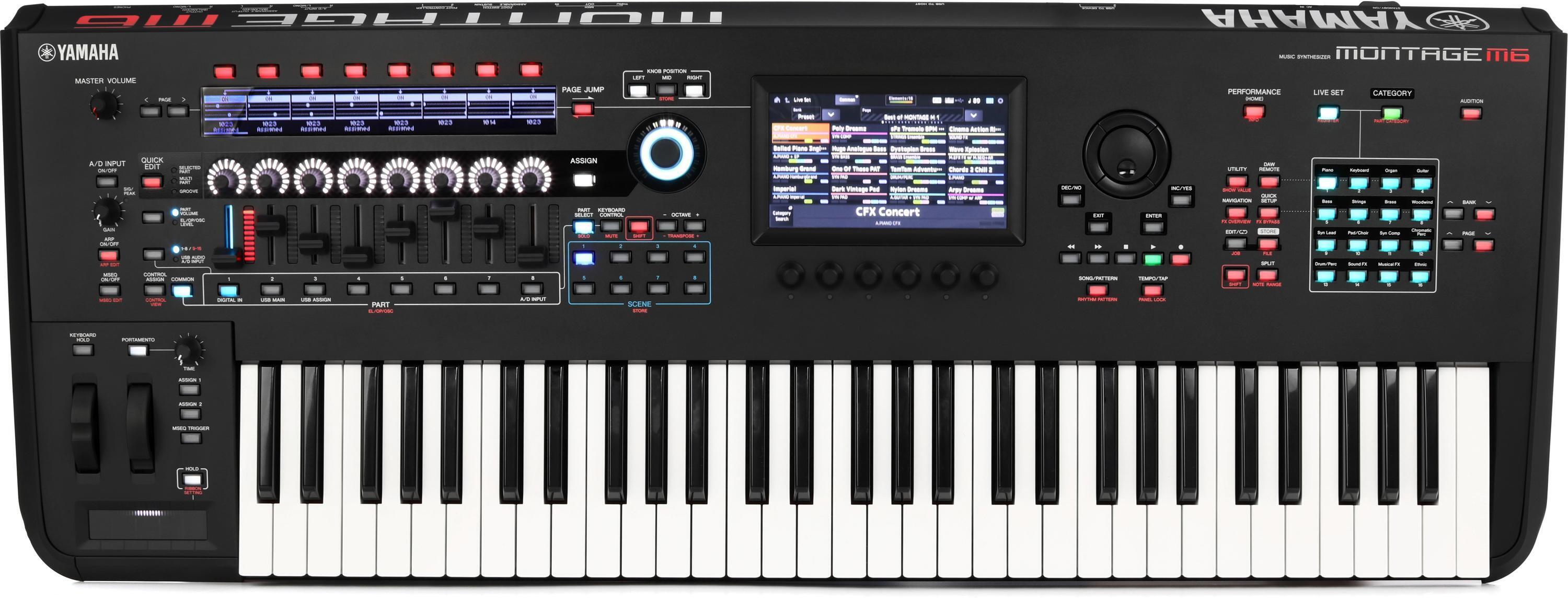 Yamaha Montage M6 61-key Synthesizer | Sweetwater