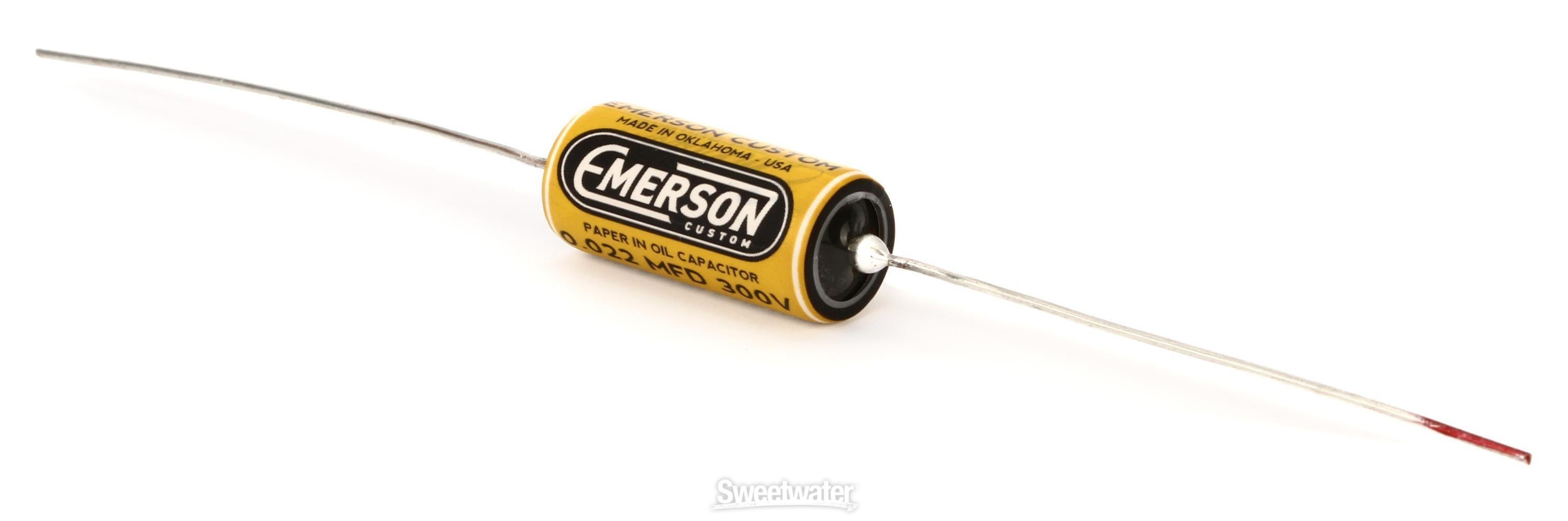 かおりん　フォロー割 Emerson Custom Paper in Oil Tone Capacitor - 0.022uf Yellow