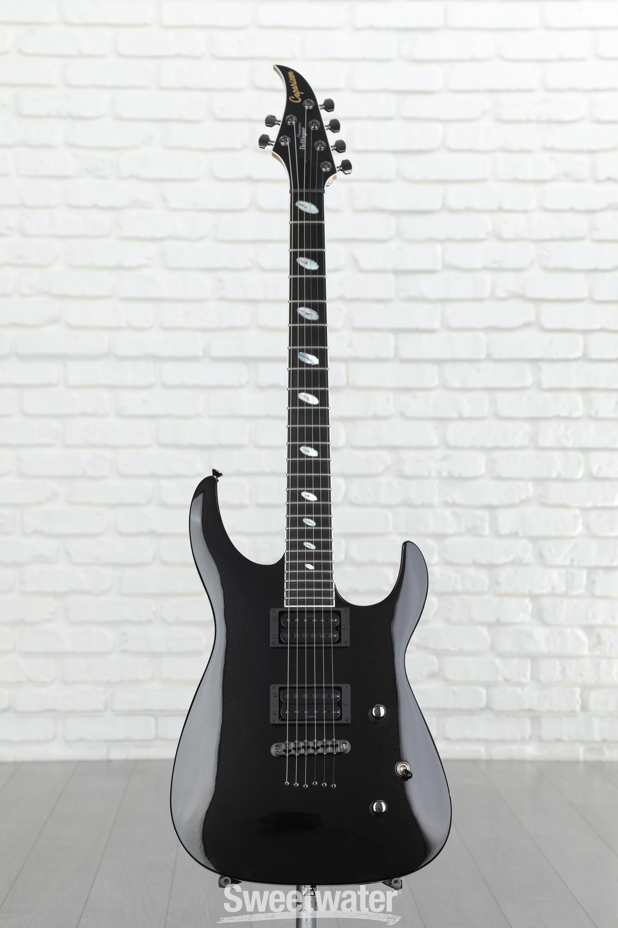 Caparison Guitars Dellinger II FX Prominence EF - Trans Spectrum Black |  Sweetwater