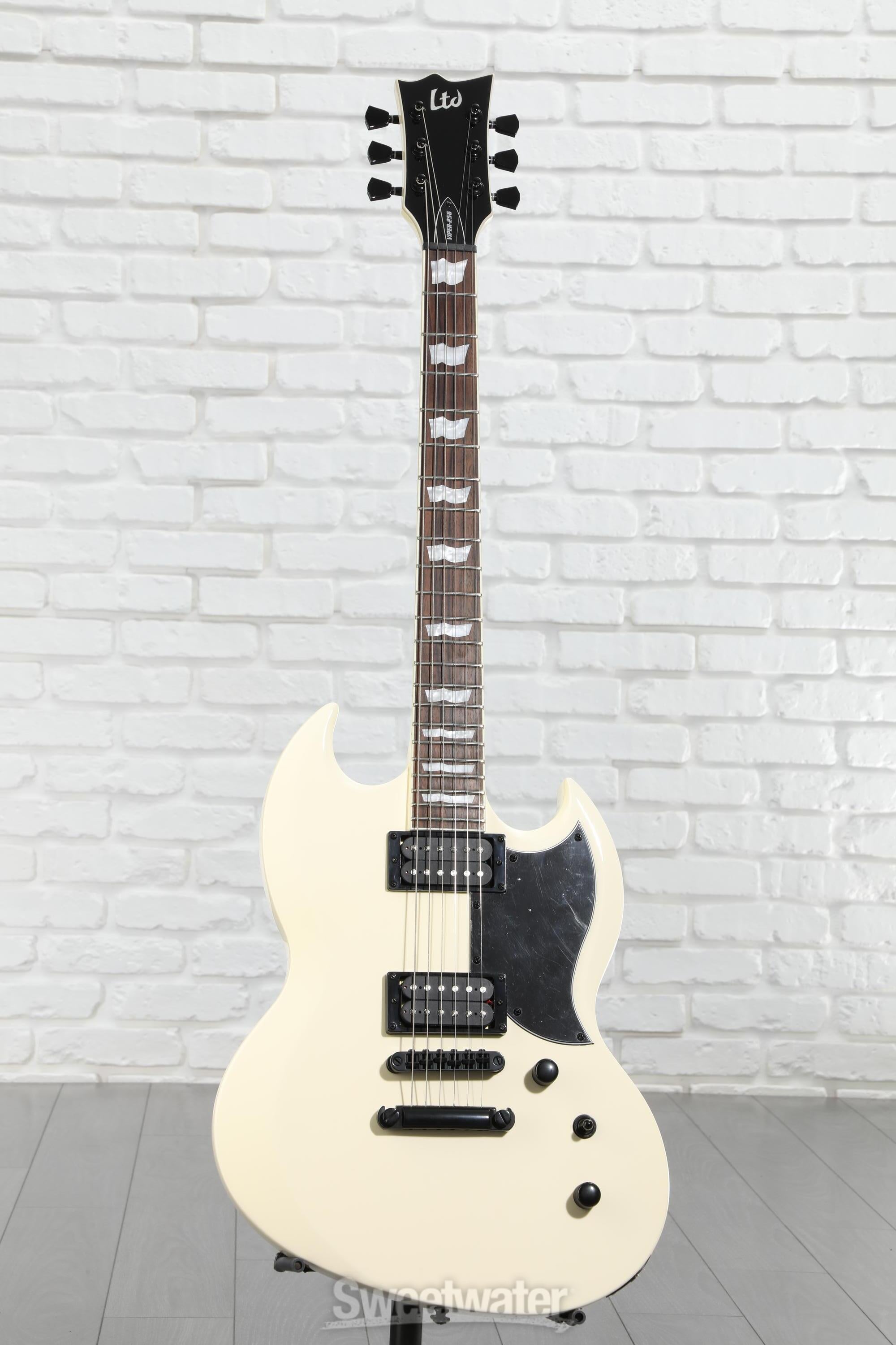 ESP viper ヴァイパー レフティー 左利き エレキギター ホワイト 白 ESP viper ヴァイパー レフティー 左利き エレキギター ホワイト