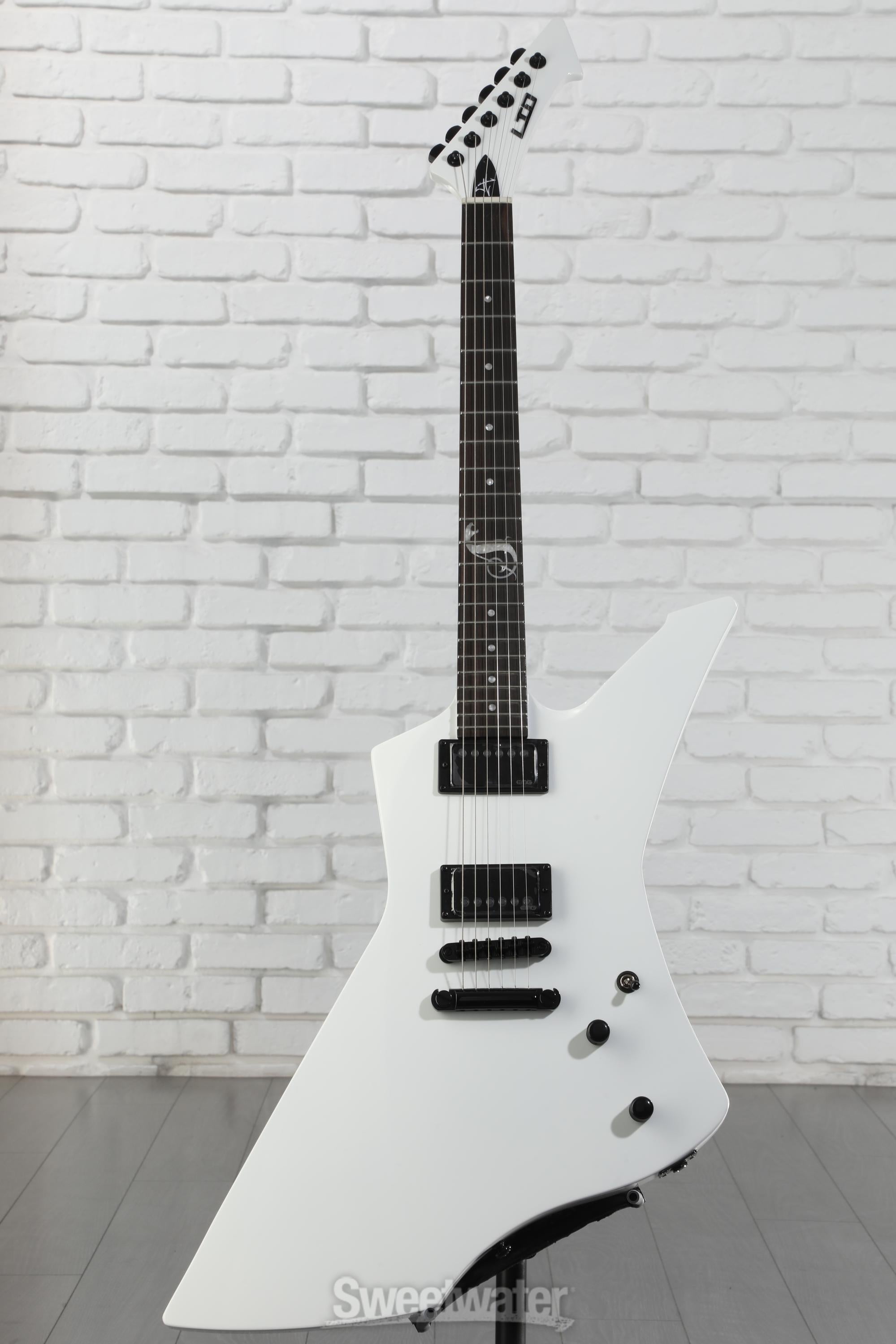 ESP LTD James Hetfield Signature Snakebyte Snow White Reviews