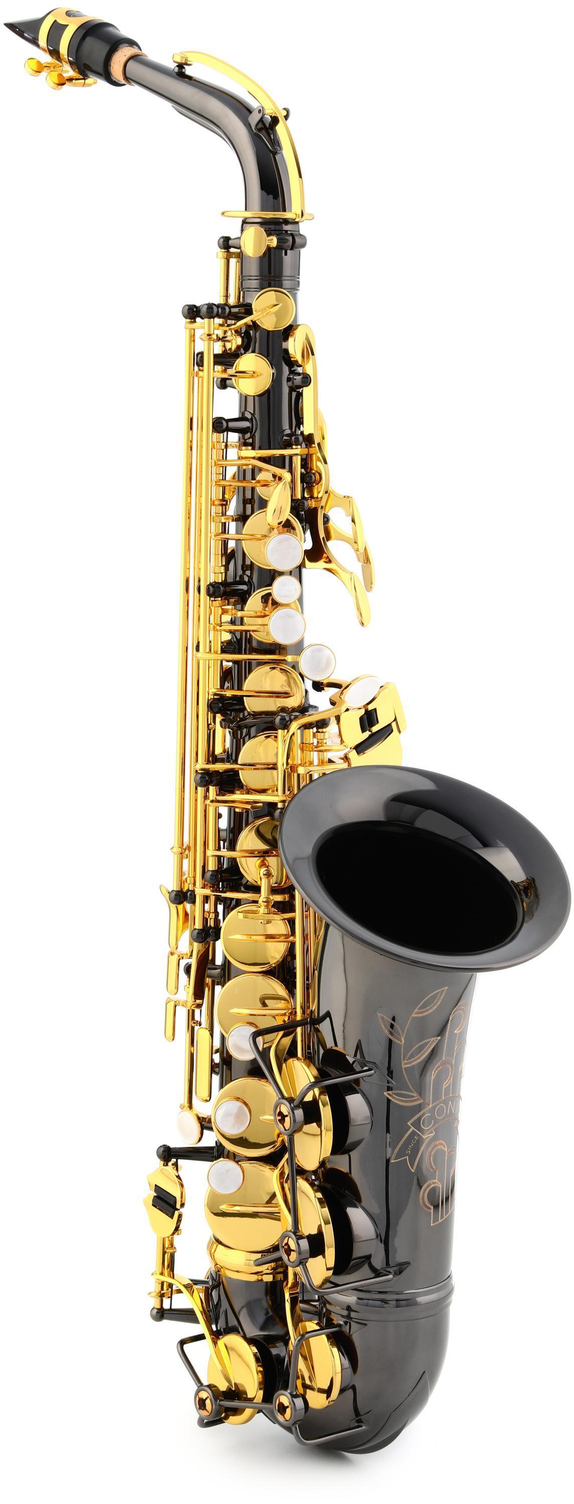 Photo of Conn AS411 Intermediate Alto Saxophone - Black Nickel