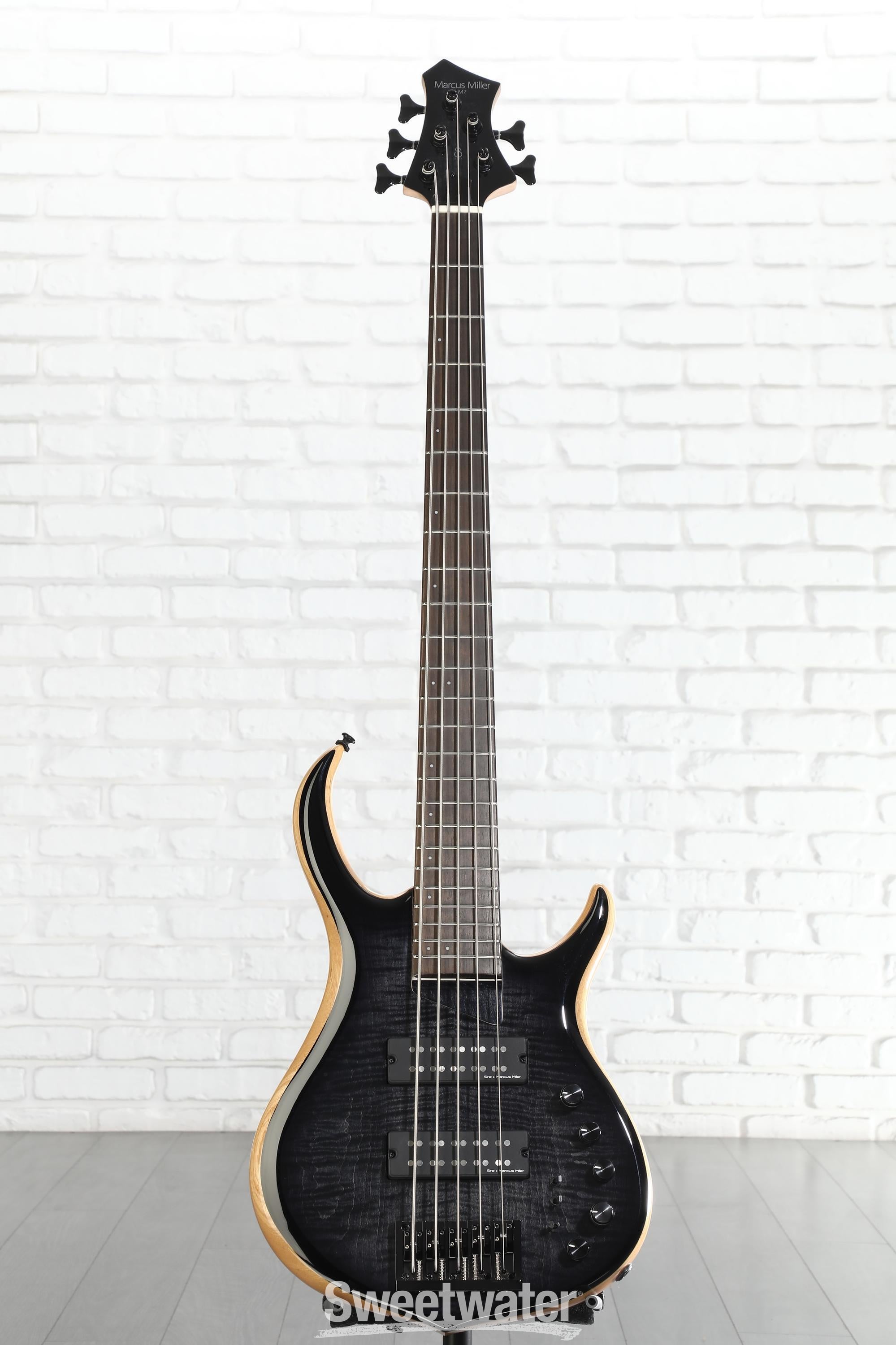 Sire Marcus Miller M7 Swamp Ash 5-string Bass Guitar - Transparent