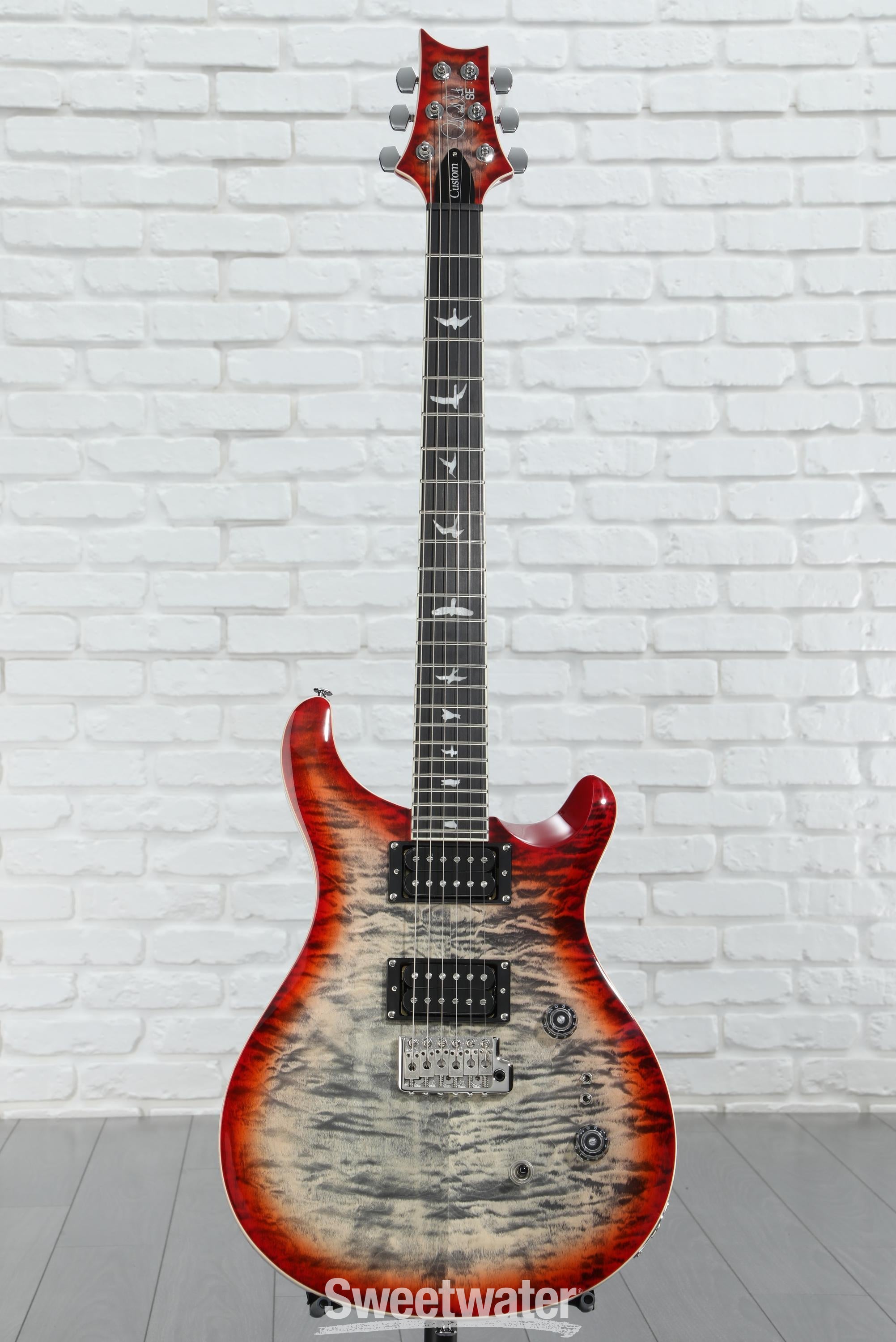 ギター PRS SE CUSTOM 24 Amazon.com: PRS SE Custom 24 Semi-Hollow Piezo, Charcoal