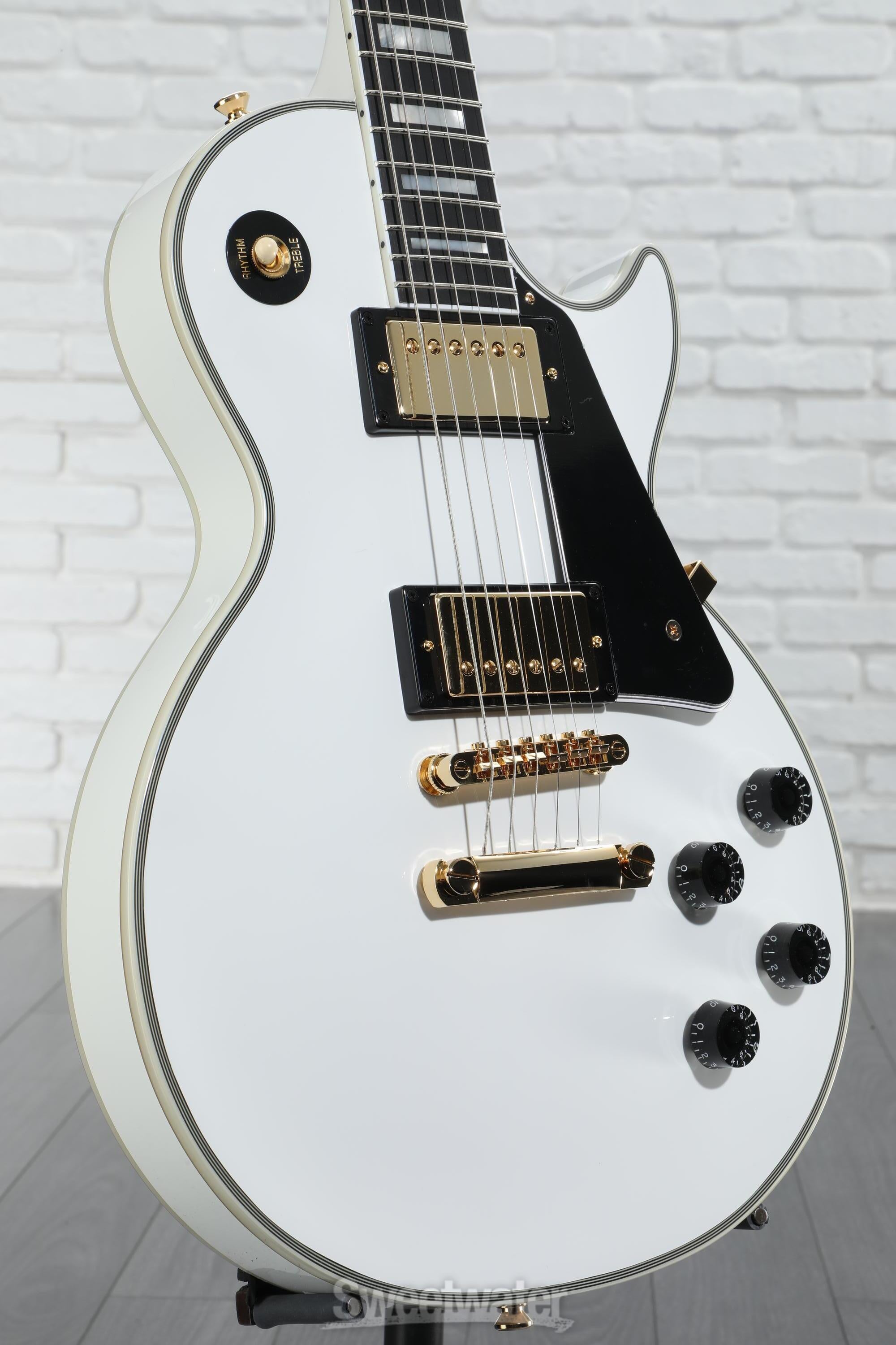 ギター epiphone les paul custom white Epiphone Les Paul Custom Alpine White Guitar