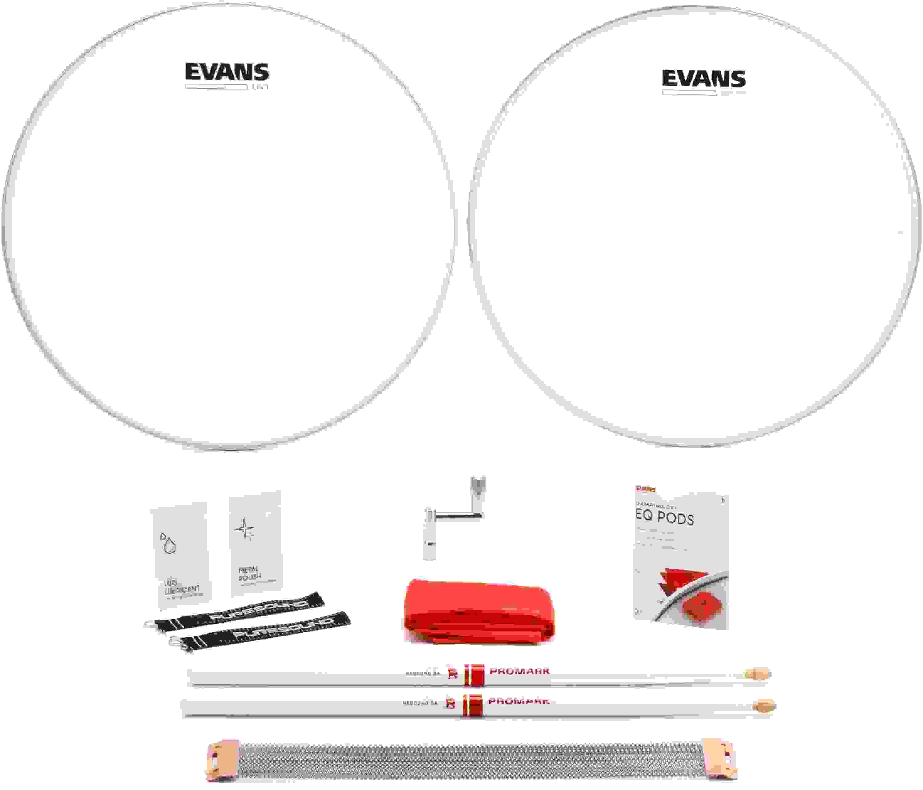 Evans UV1 Snare Tune-up Kit - 14 inches