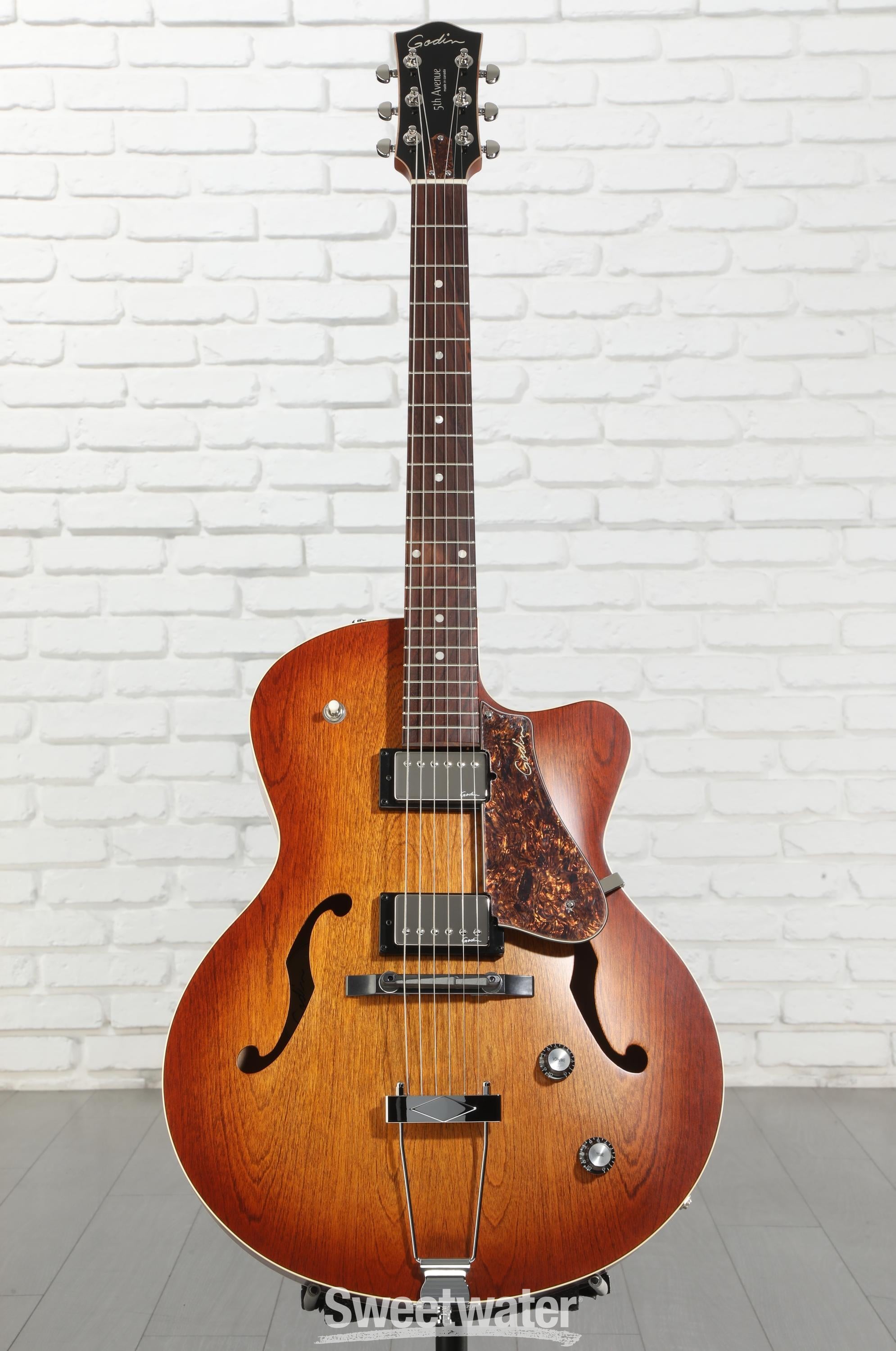 Godin 5th Avenue CW Kingpin II HB Hollowbody Electric Guitar