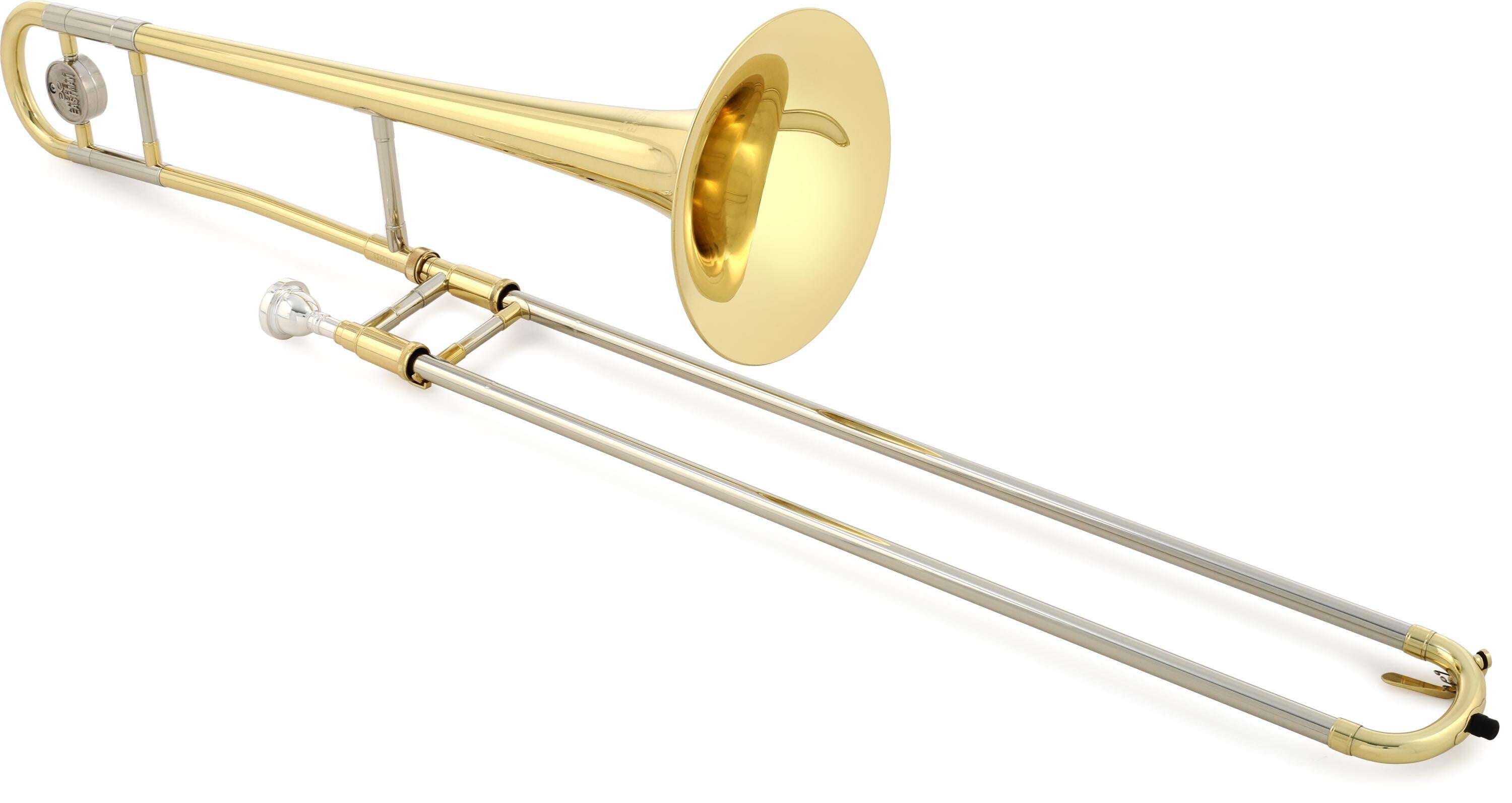 Eastman ETB221 Student Tenor Trombone - Medium Bore - Clear Lacquer