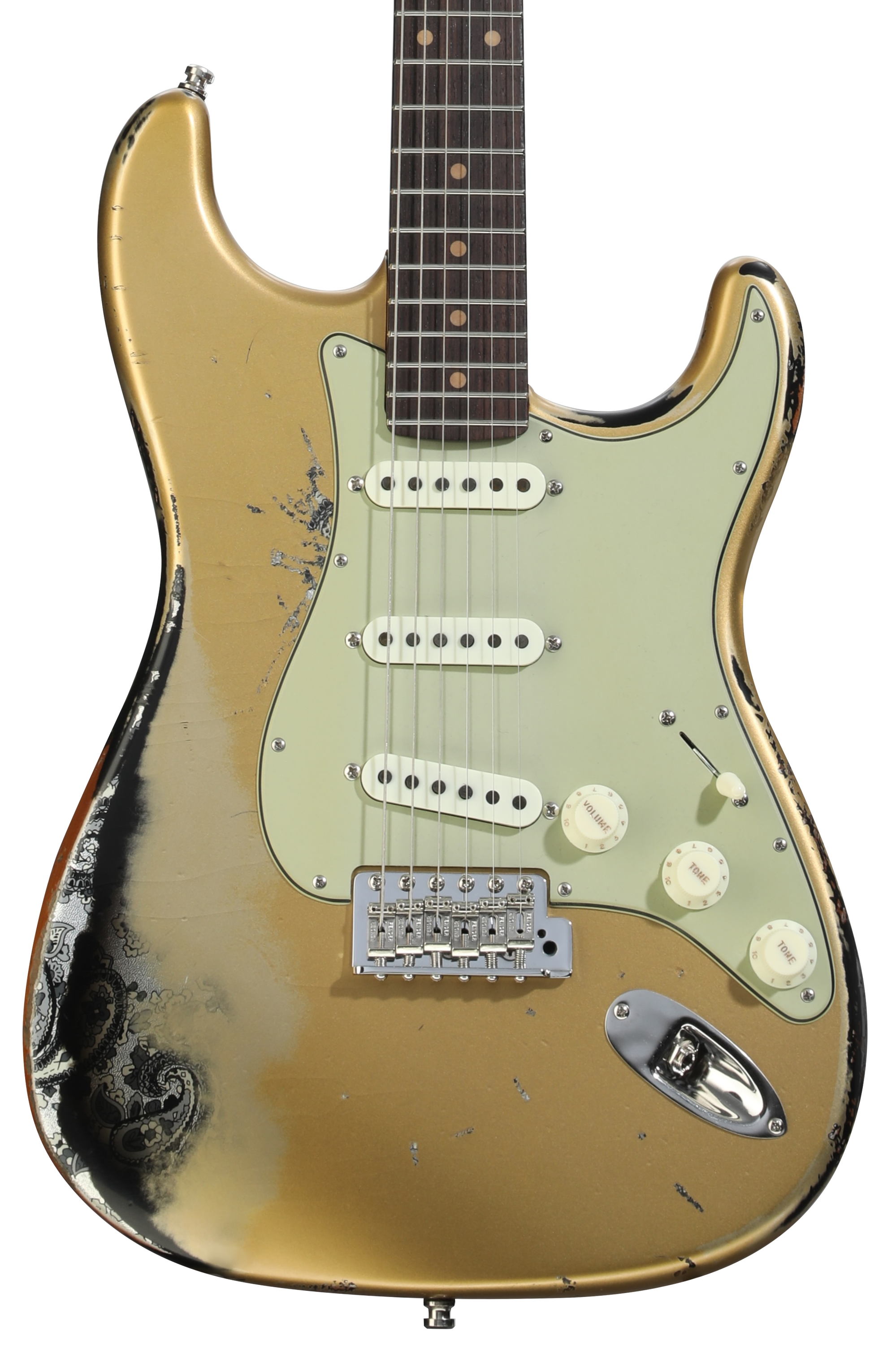 Fender Custom Shop GT11 Stratocaster Electric Guitar - Aztec Gold