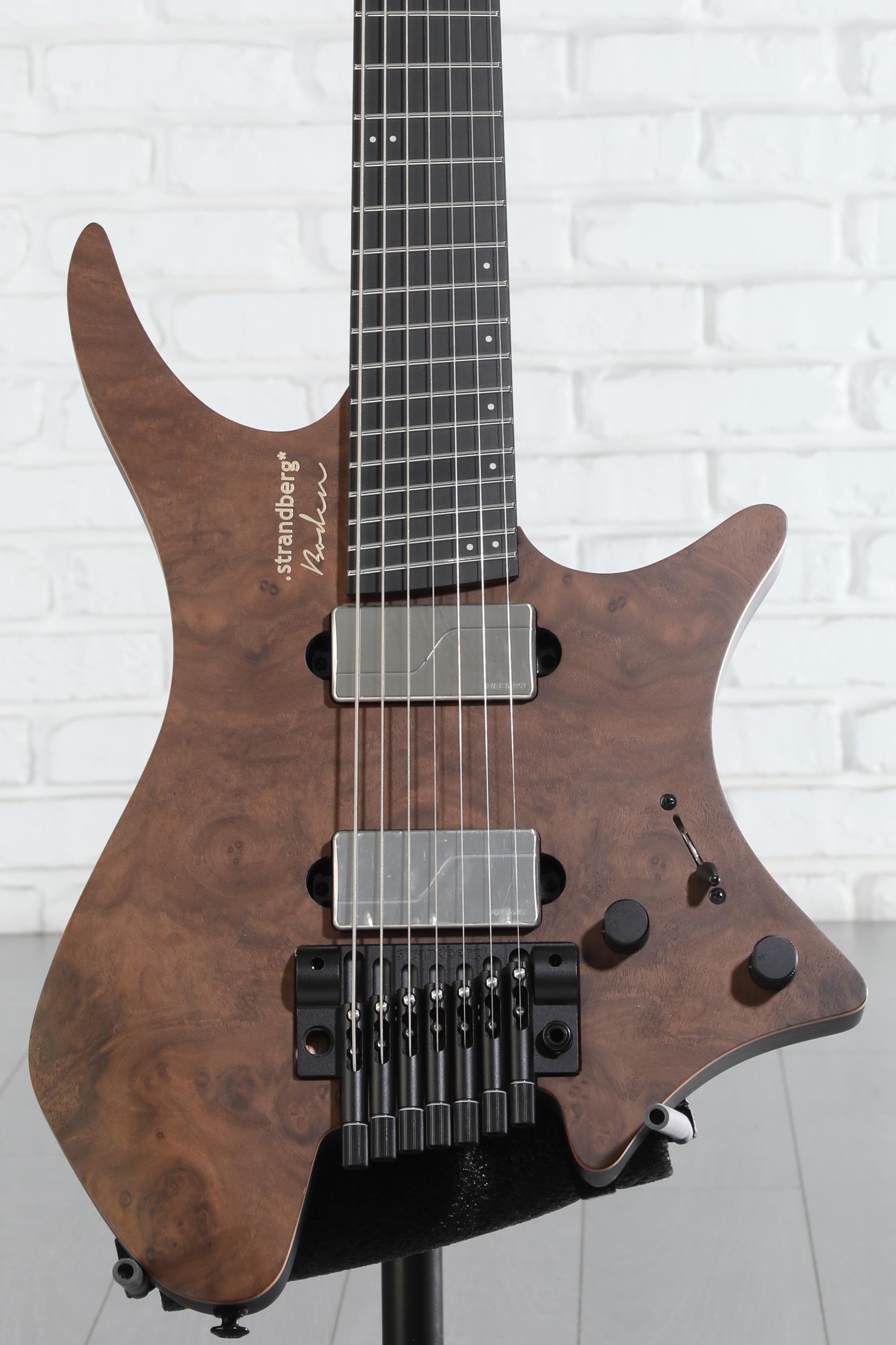 Strandberg Boden Prog NX 7 Electric Guitar - Natural Walnut Burl