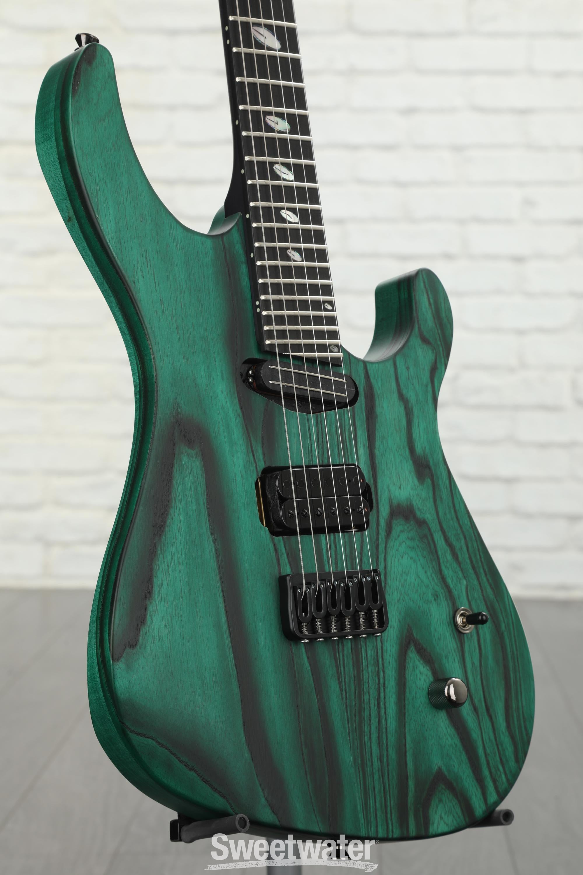 Caparison Guitars Horus FX-AM - Dark Green Matt with Trans Black