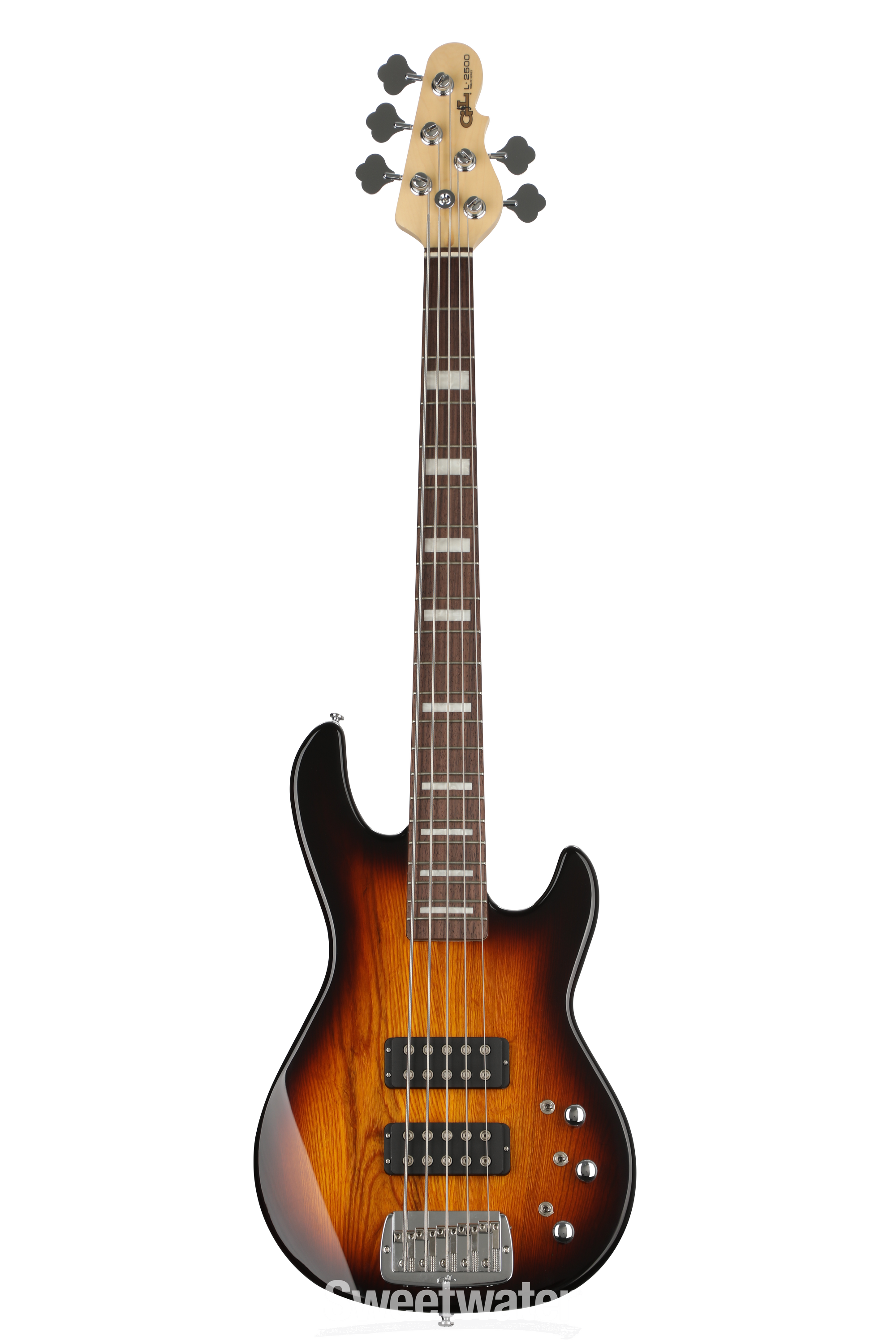 G&L Tribute L-2500 Bass Guitar - Tobacco Sunburst | Sweetwater