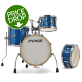 Photo of Sonor AQX Jungle 4-piece Shell Pack - Blue Ocean Sparkle