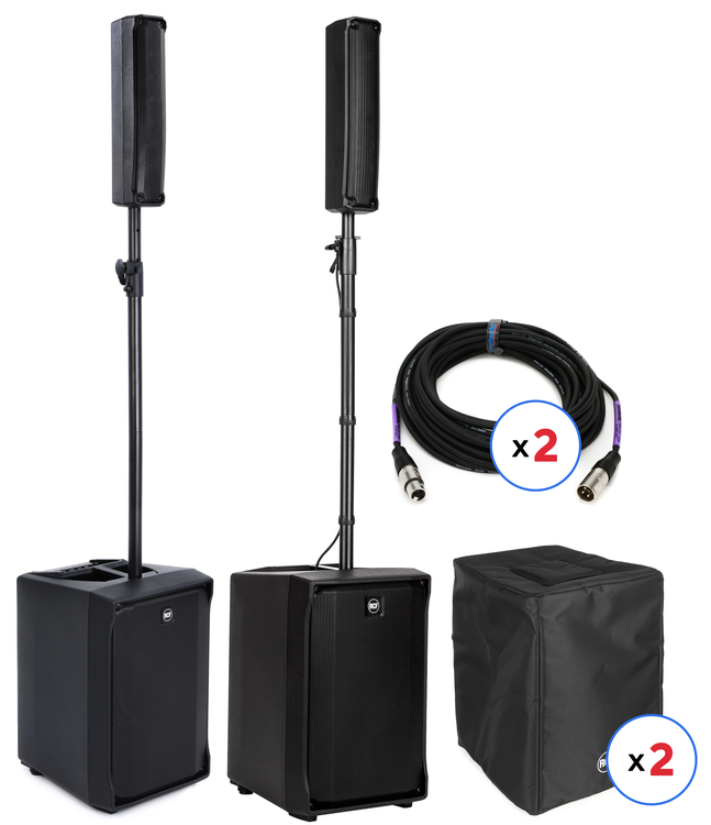 RCF EVOX JMix8 and J8 Active Portable PA System and Cover