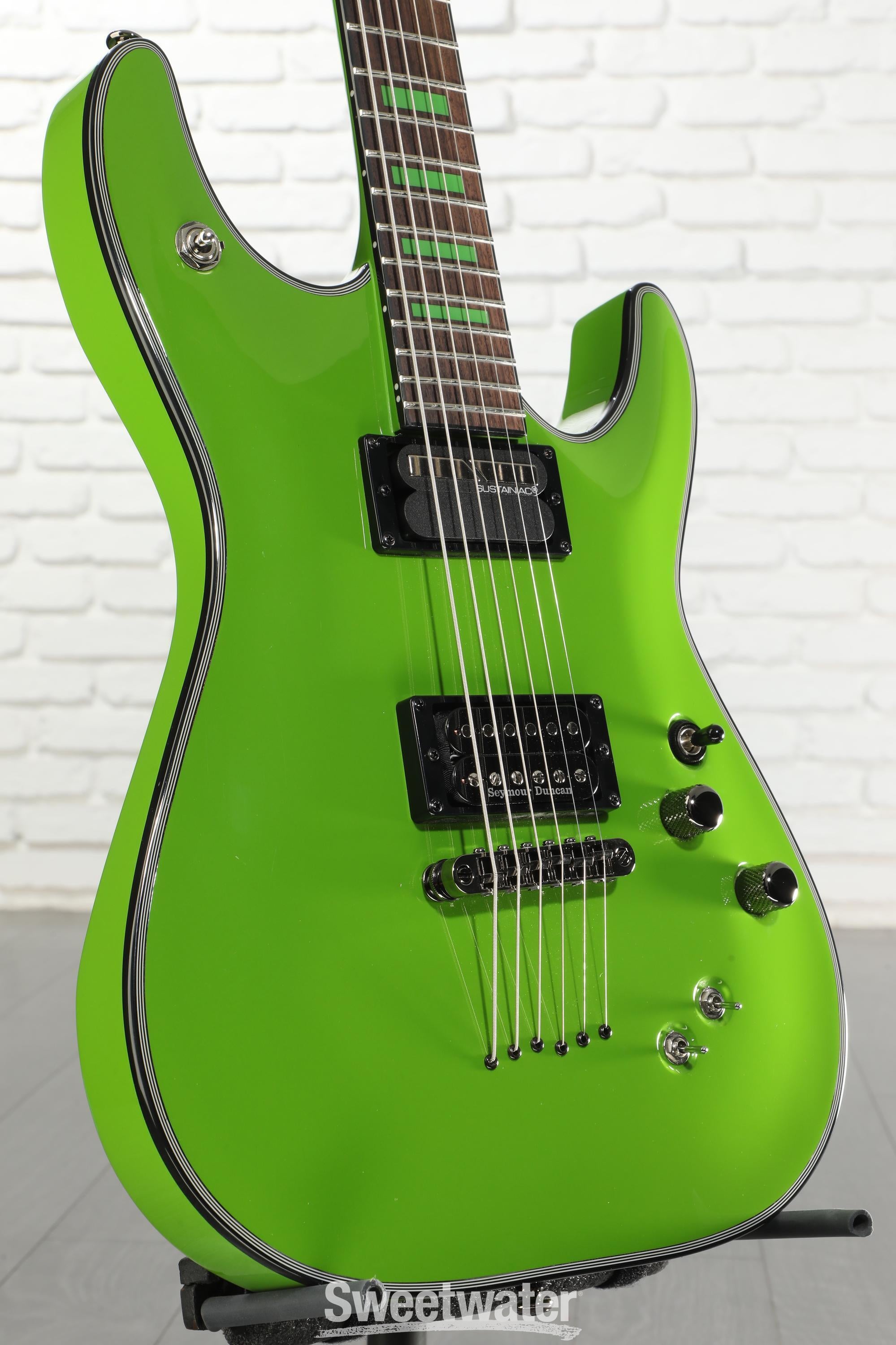Schecter Kenny Hickey C-1 EX S Baritone Electric Guitar - Steele Schecter Kenny Hickey C-1 EX S Baritone Electric Guitar - Steele