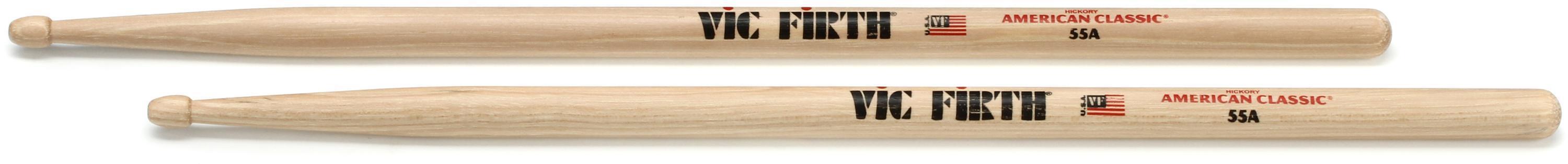 Vic Firth American Classic Drumsticks - 55A - Wood Tip