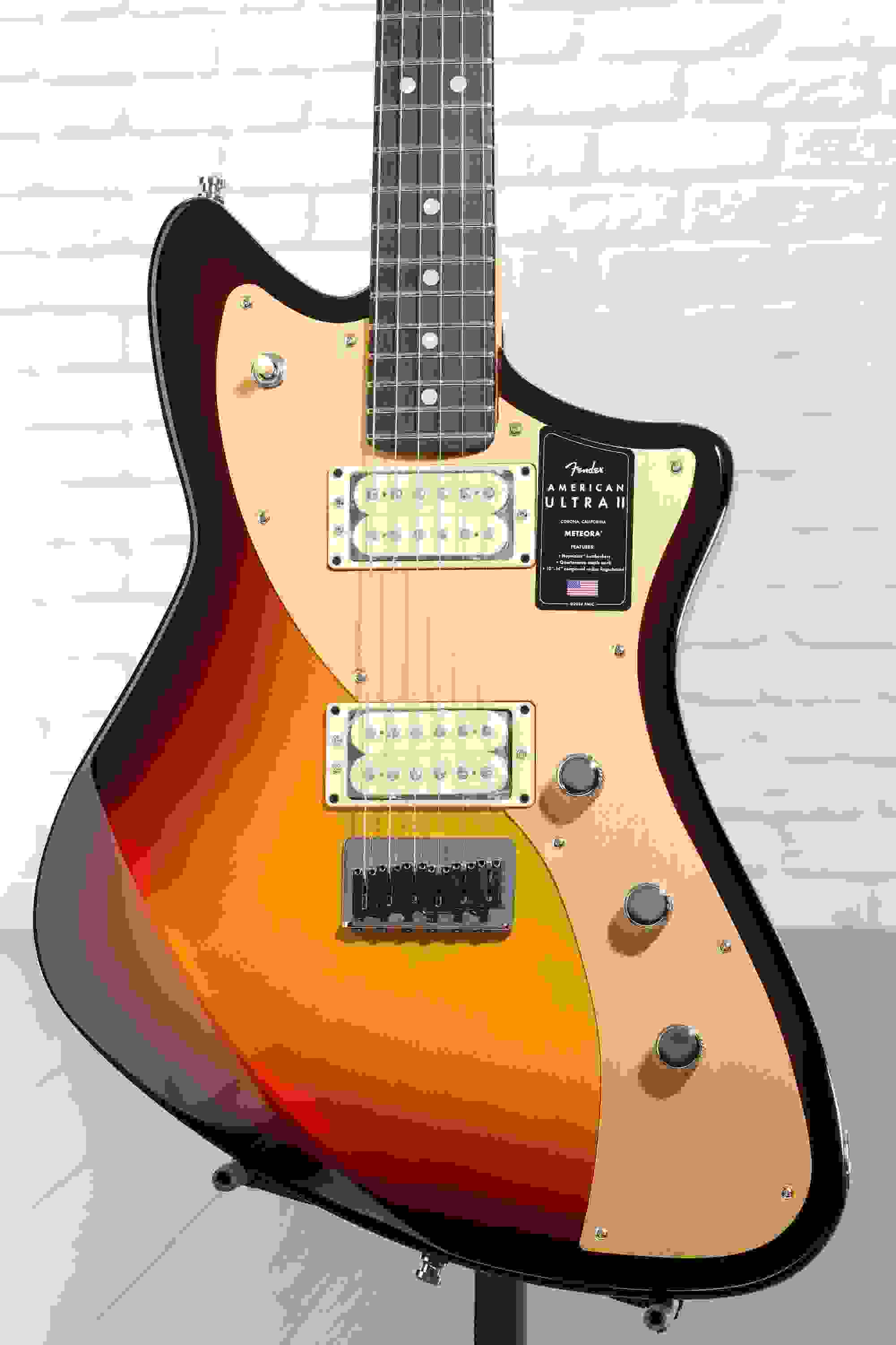 Fender American Ultra II Meteora Electric Guitar - Ultraburst, Ebony Fingerboard