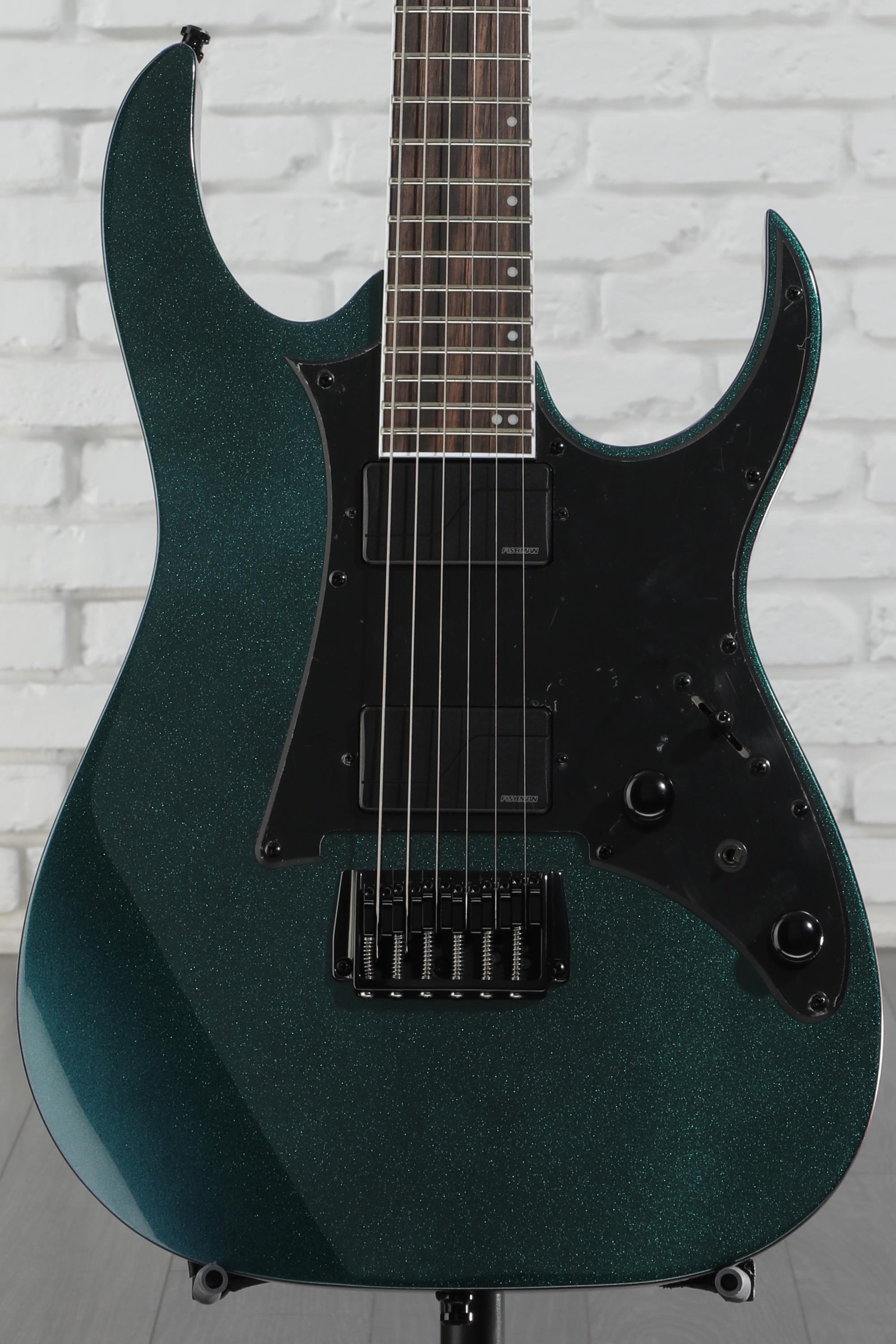 ギター Ibanez RG631ALF-BCM Ibanez Axion Label RG631ALF Electric Guitar - Blue Chameleon