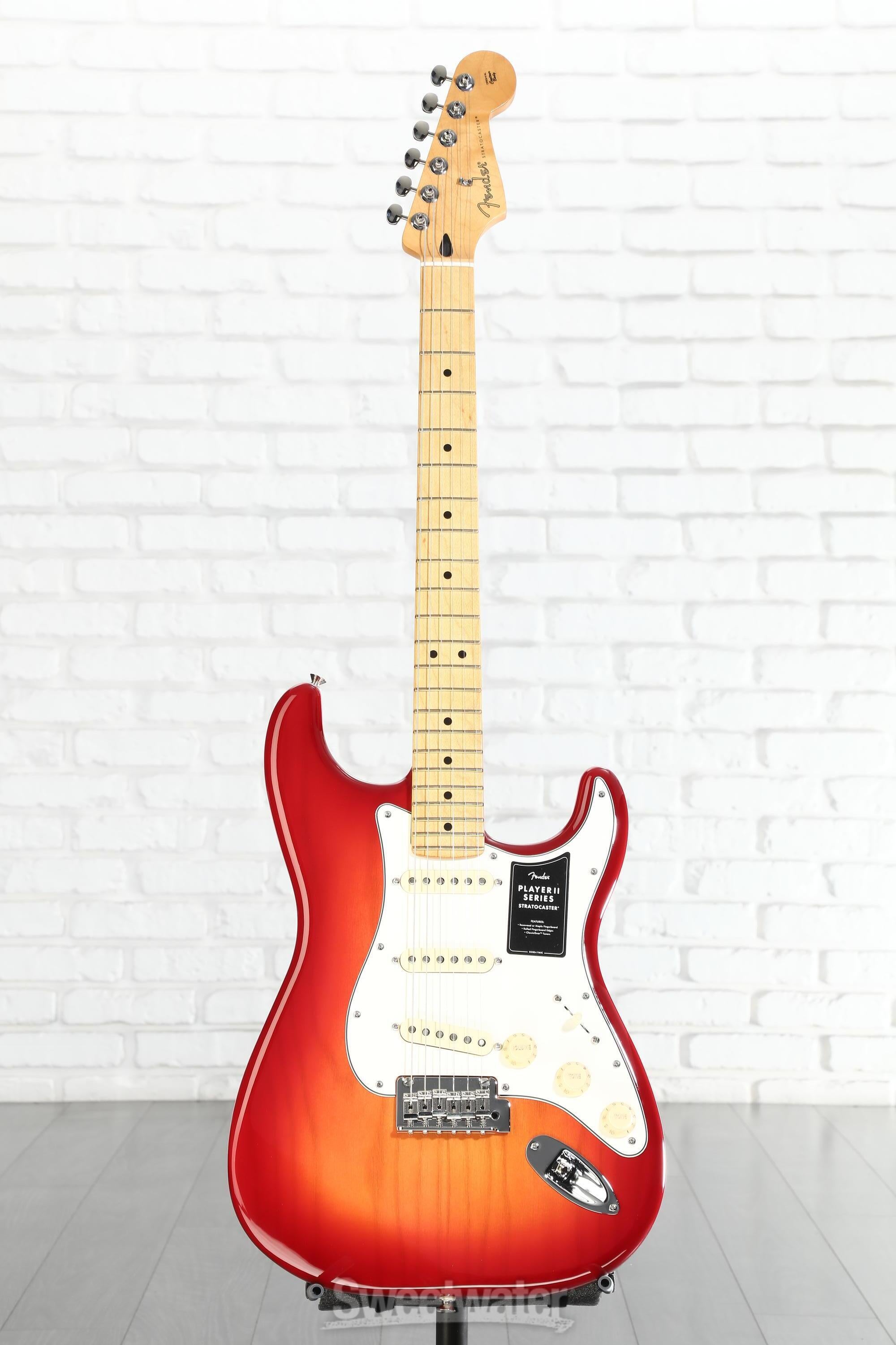 Fender Player II Stratocaster Electric Guitar - Aged Cherry Burst