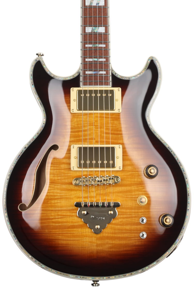 ギター Ibanez AR520HFM VLS (Violin Sunburst) Ibanez AR520HFM Hollowbody Electric Guitar - Violin Sunburst