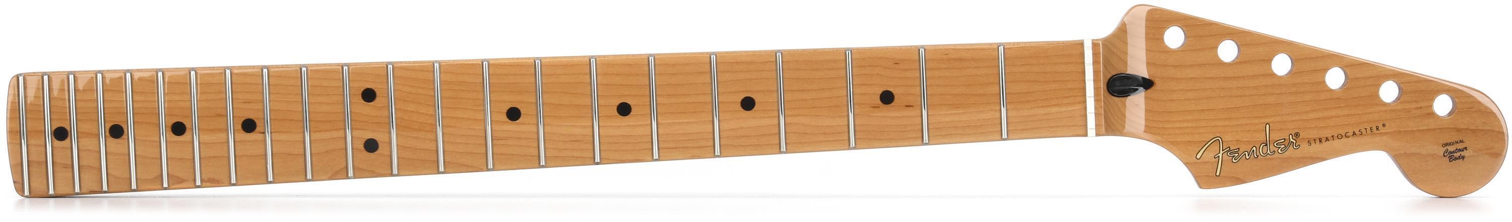 Photo of Fender Satin Roasted Maple Stratocaster Replacement Neck