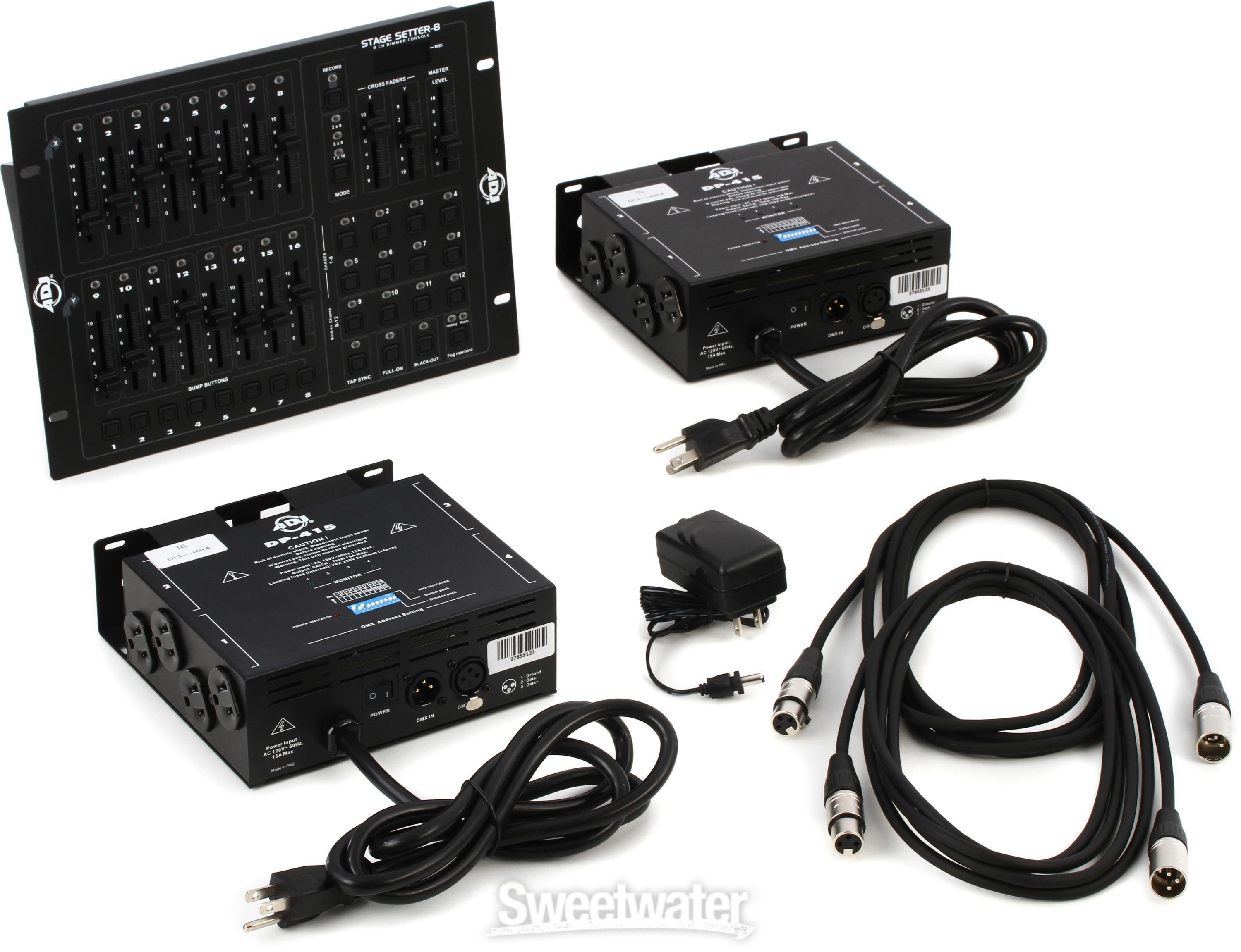 ADJ Stage Setter 8 DMX Controller From ECS - 16 Channels For