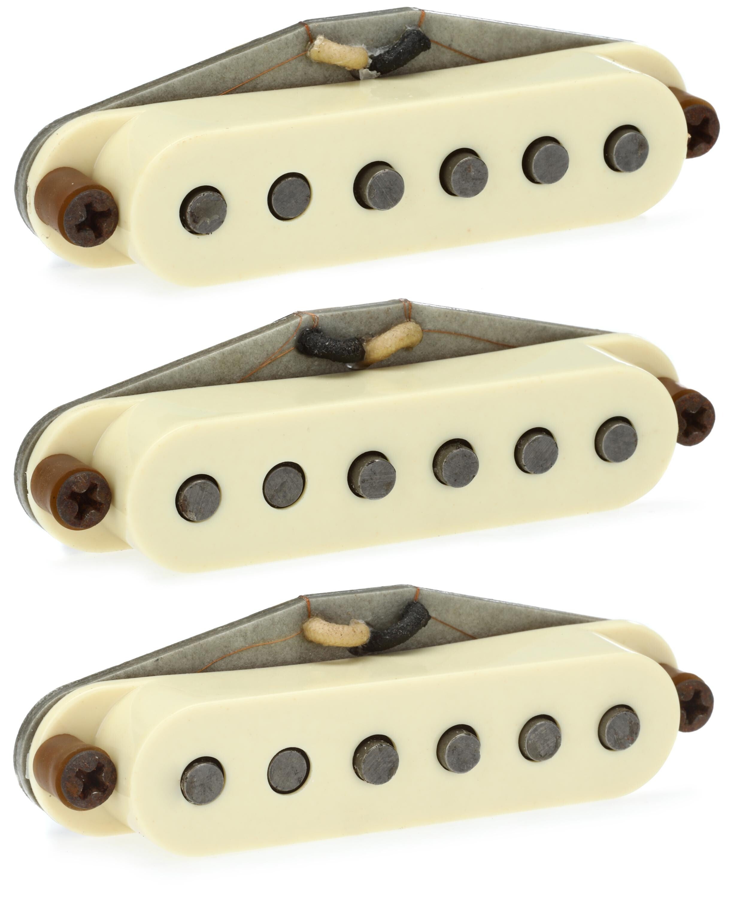 Seymour Duncan Antiquity II Surfer Strat 3-piece Single Coil Pickup Set -  Aged White