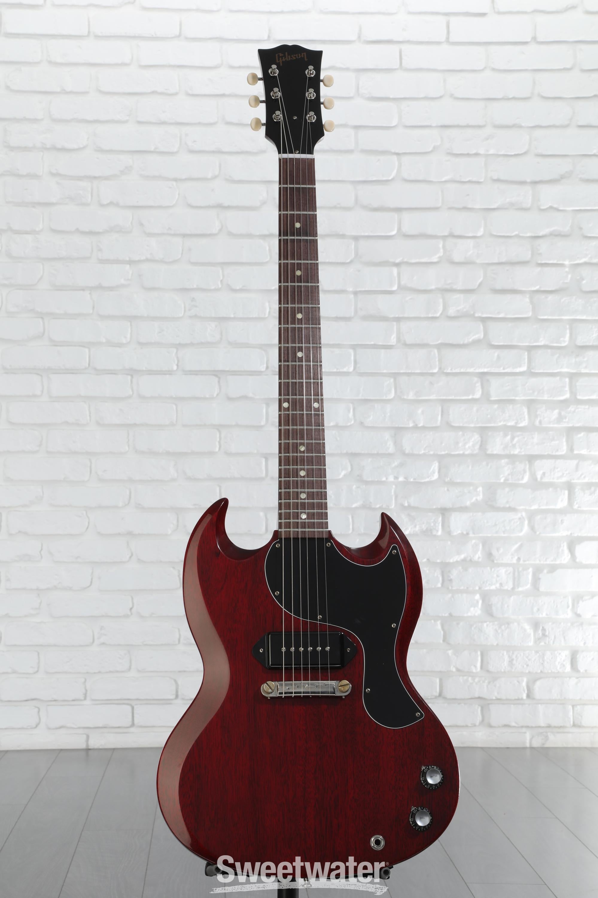 Epiphone LIMITED MODEL SG Junior マホガニー Epiphone Ltd Ed SG-Junior Electric Guitar Worn Cherry