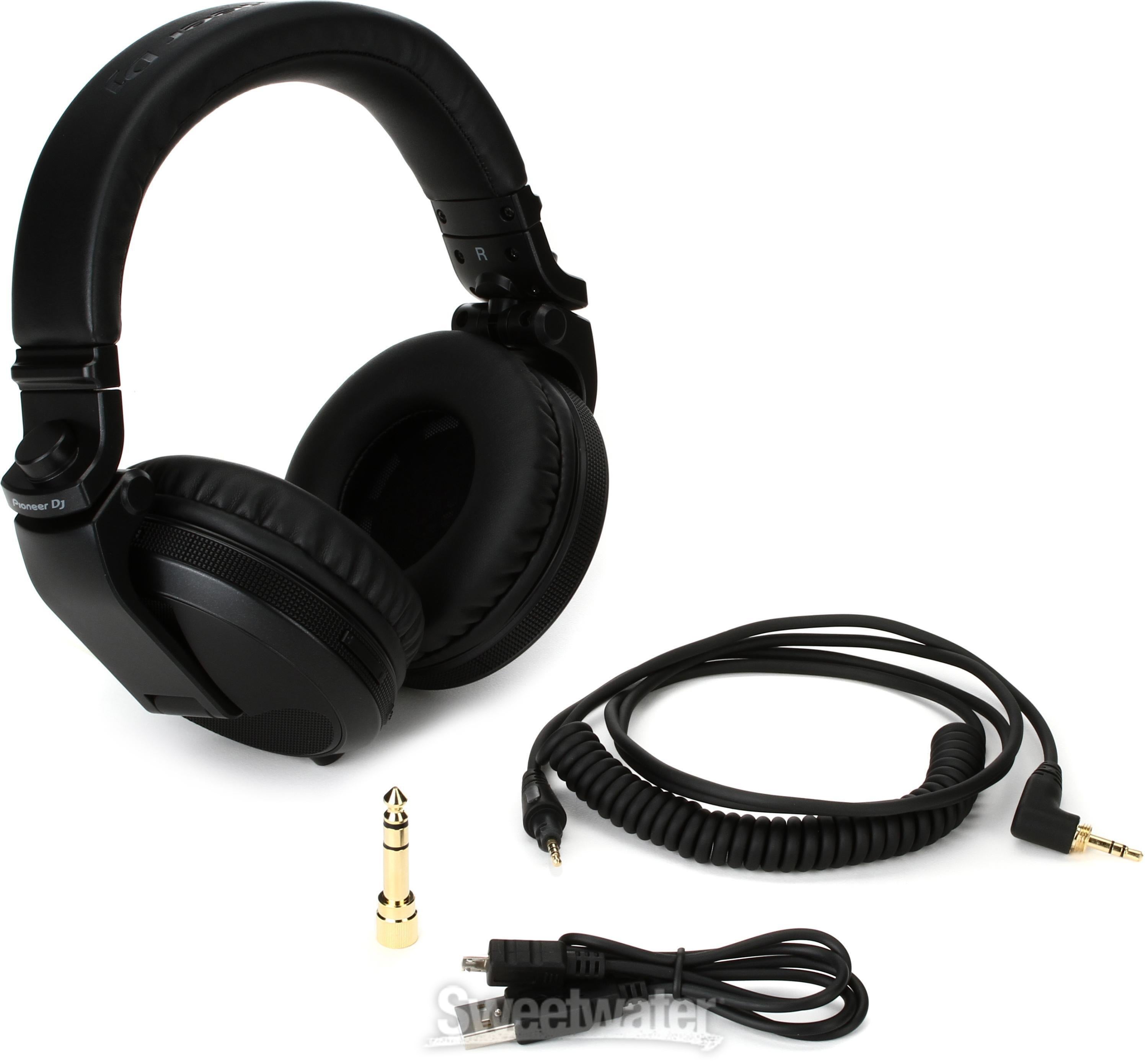 Pioneer DJ HDJ-X5BT Over-Ear DJ Headphones with Bluetooth - Black