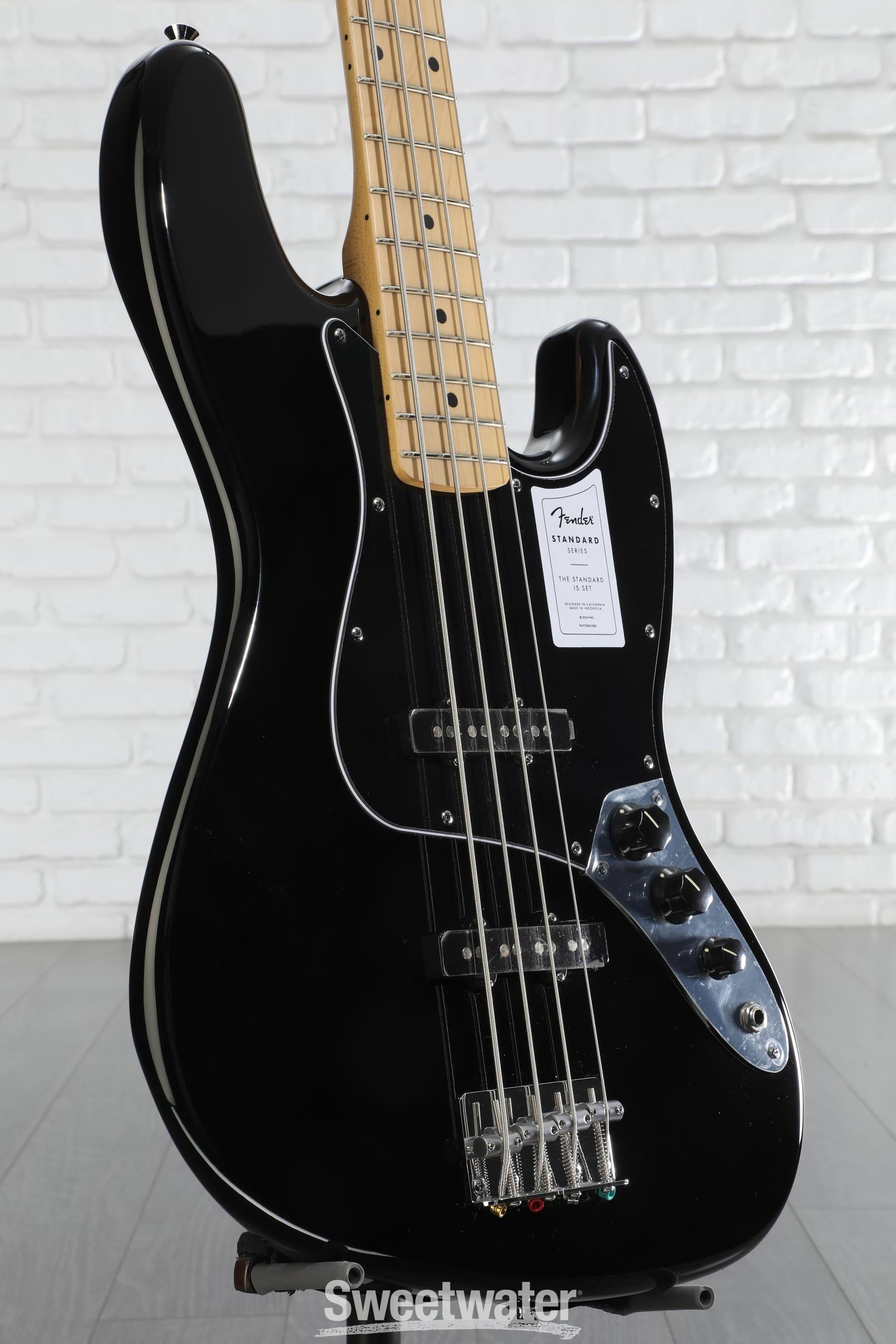 fender USA american standard jazz bass 黒 Fender American Standard Jazz Bass - Black | Sweetwater
