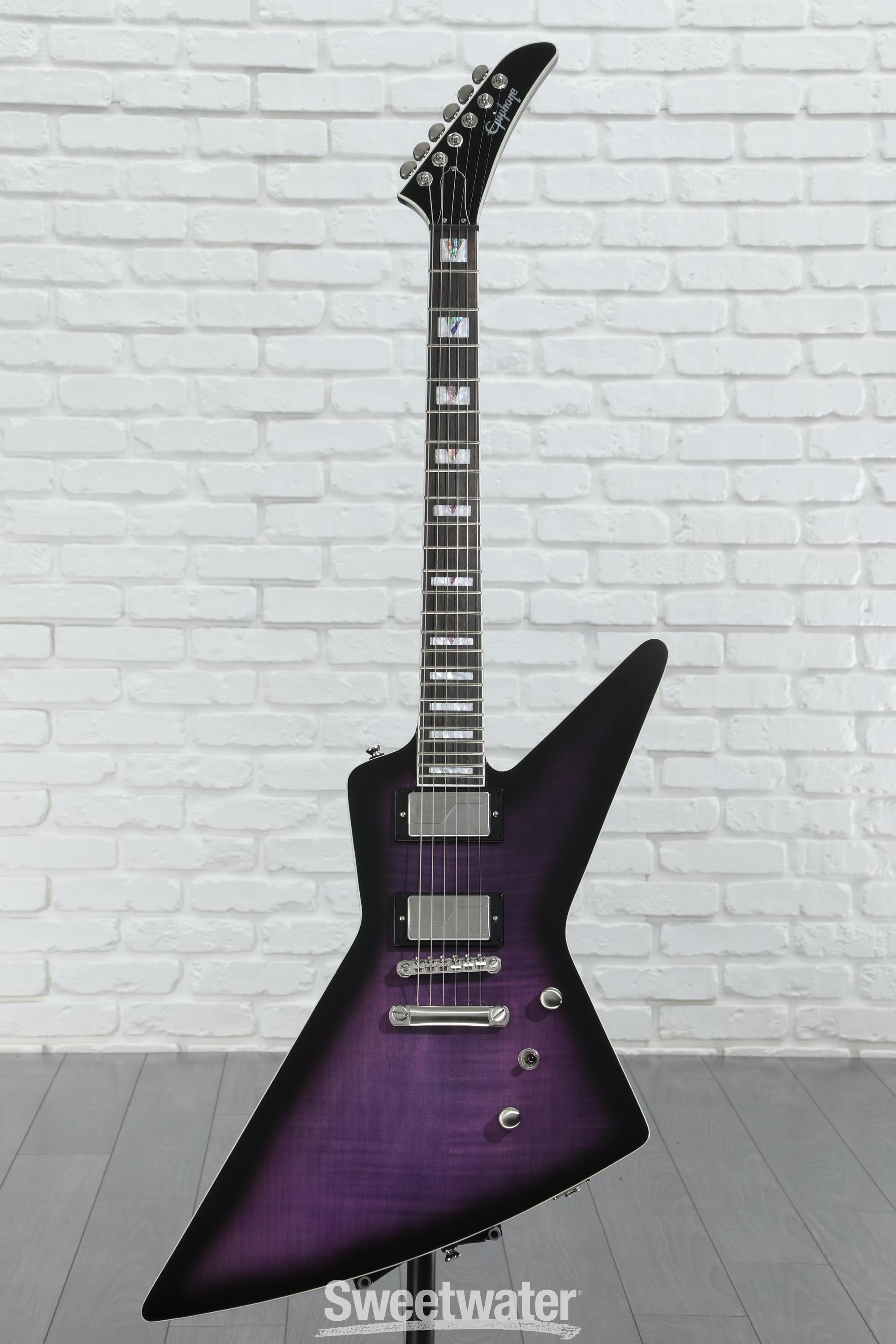 Epiphone Extura Prophecy Electric Guitar - Purple Tiger Aged
