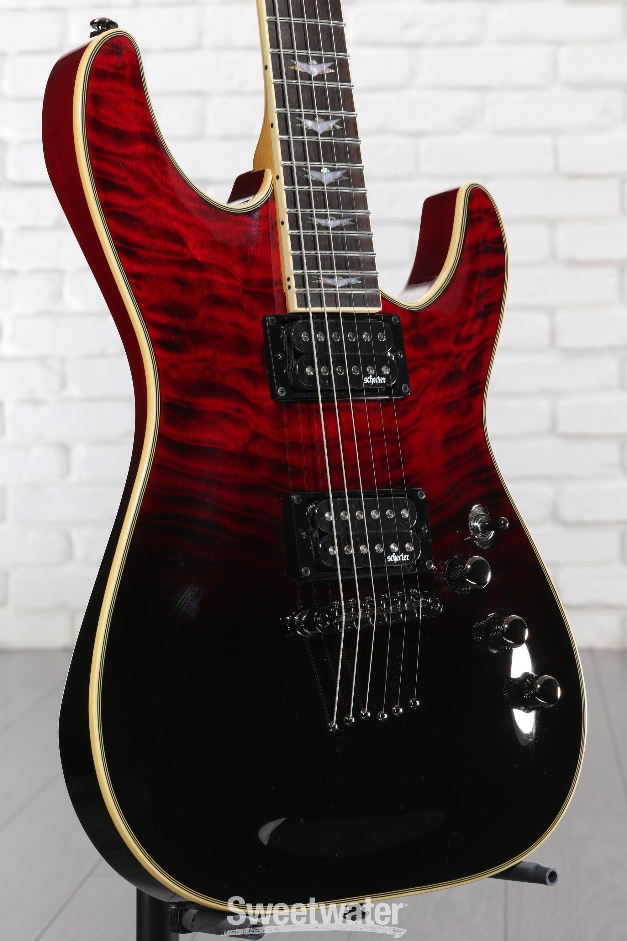 Photo of Schecter Omen Extreme-6 Electric Guitar - Blood Red