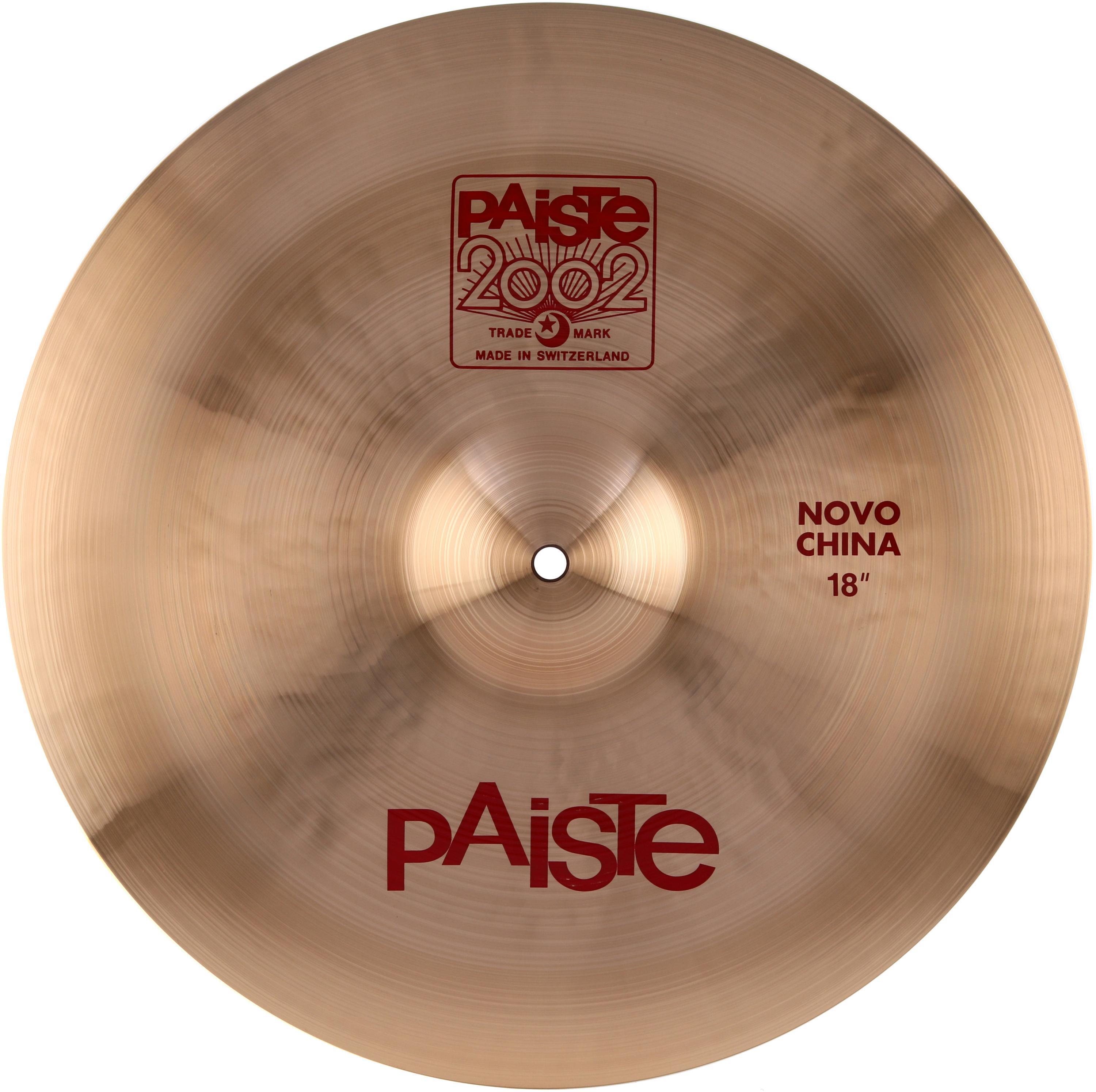 PAISTE パイステ 2002 China 18”パイステ チャイナシンバル 正式的 