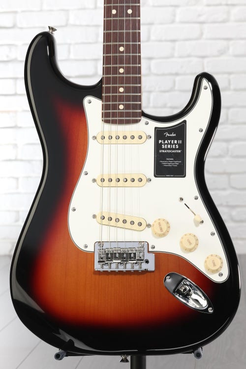 Fender Player II Stratocaster Electric Guitar - 3-color Sunburst with Rosewood Fingerboard