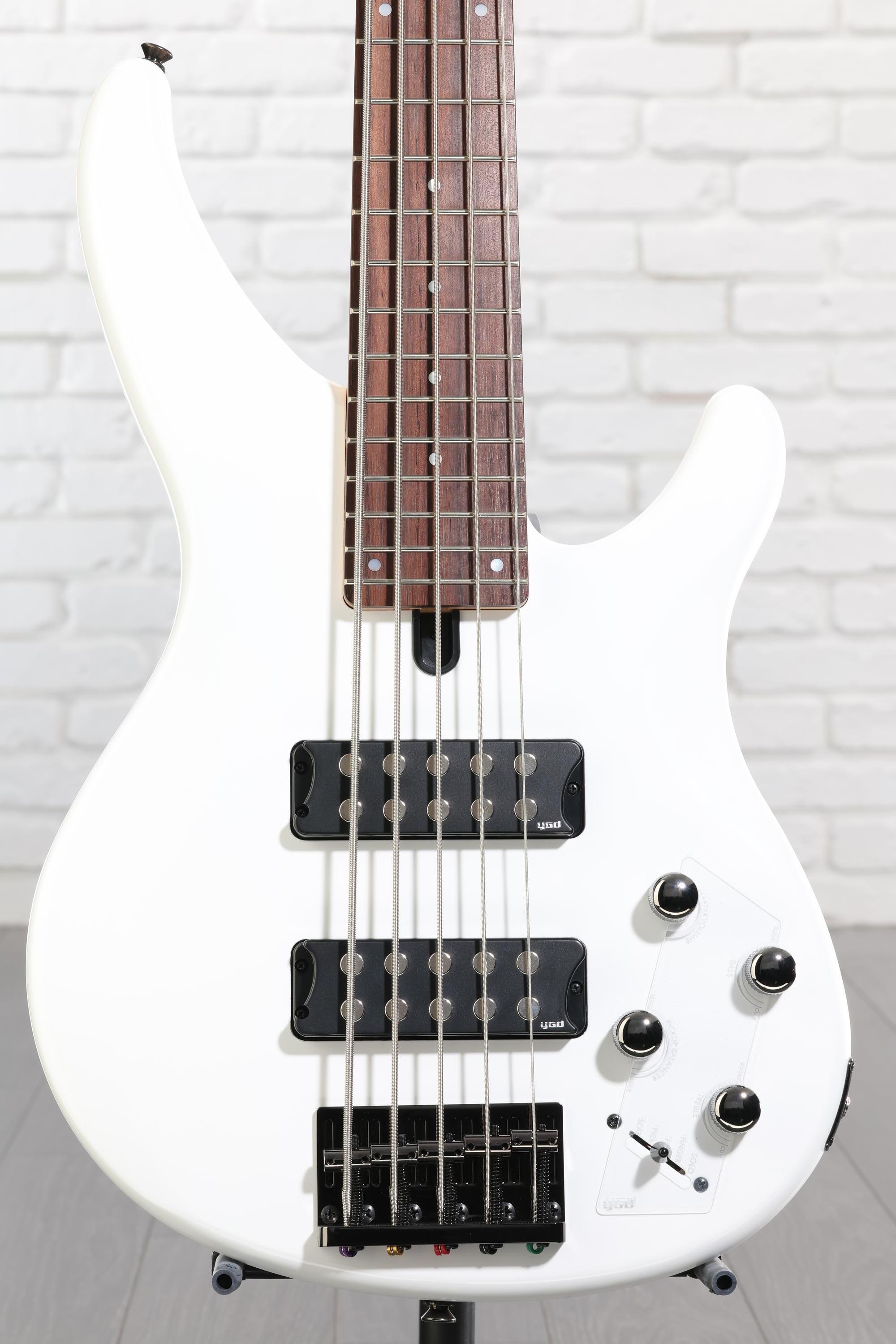 Yamaha TRBX305 5-string Bass Guitar - White | Sweetwater