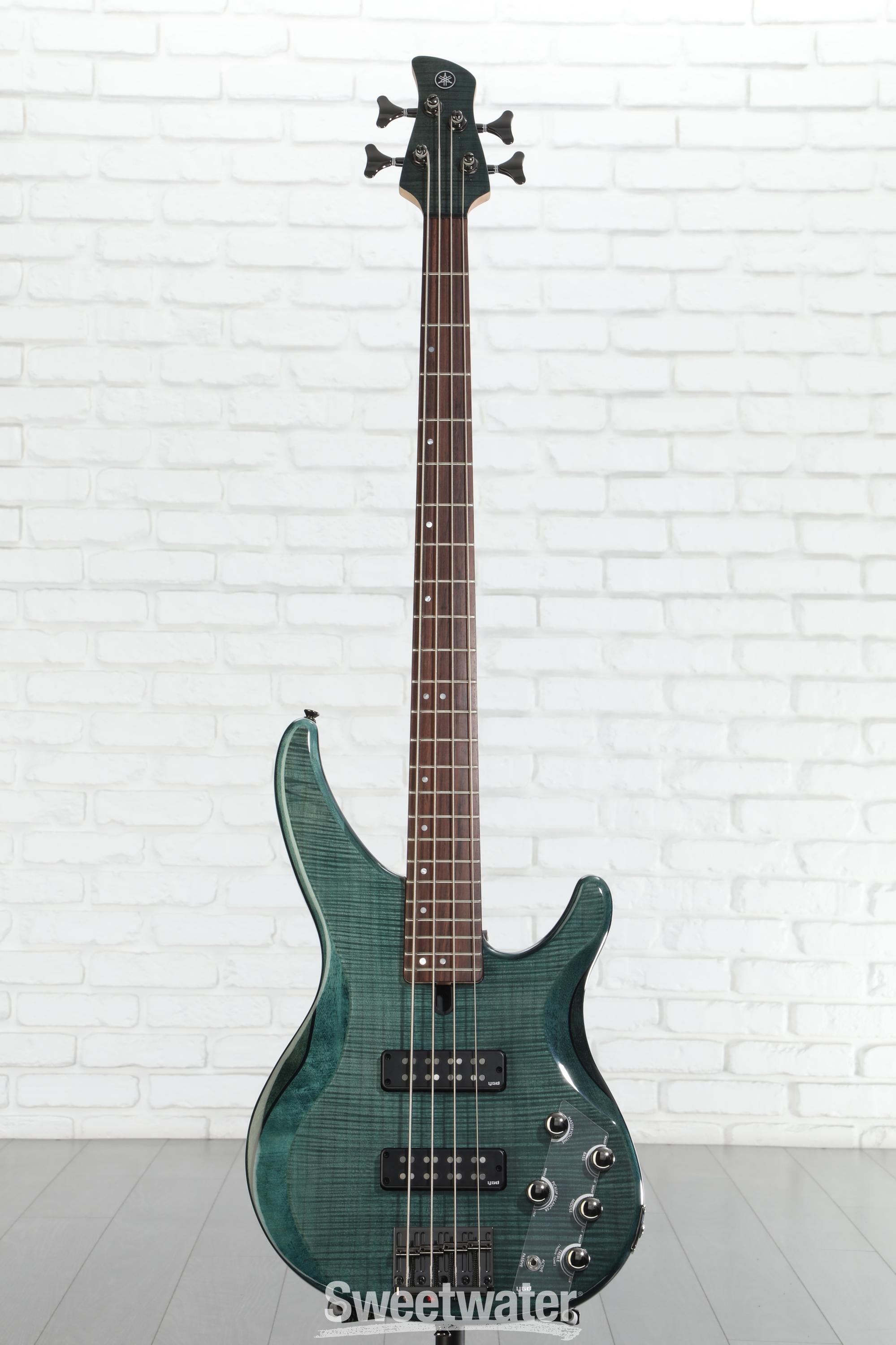 Yamaha TRBX604FM 4-string Bass Guitar - Indigo Blue | Sweetwater