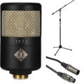 Photo of Soyuz 1973 FET Large-diaphragm FET Condenser Microphone Stand and Cable Bundle - Black