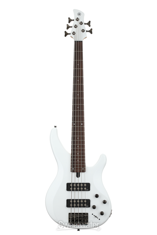 YAMAHA TRBX305 5弦ベース Yamaha TRBX305 5-string Bass Guitar - White | Sweetwater