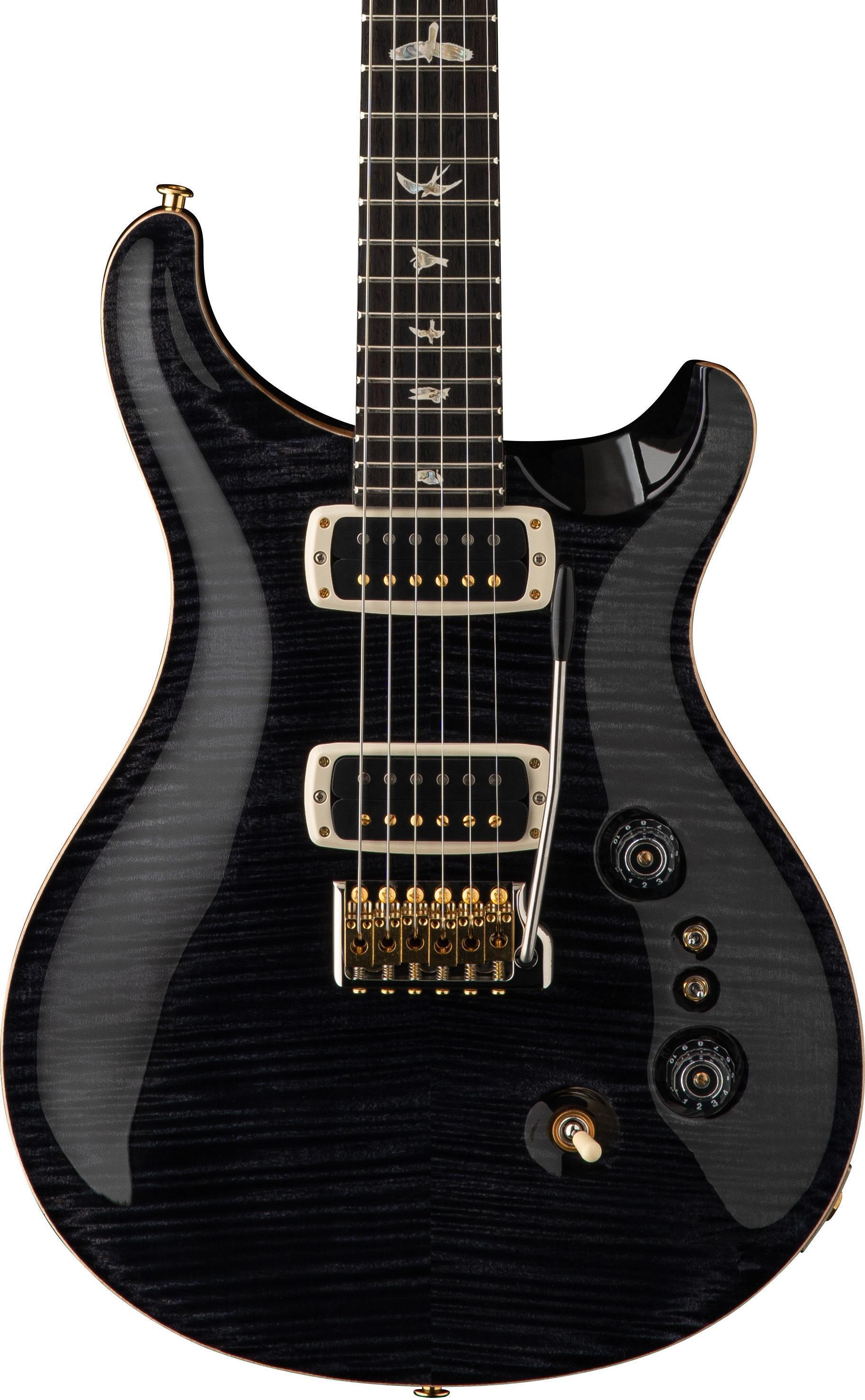 New PRS Custom 24-08 10-Top Electric Guitar - Gray Black/Black