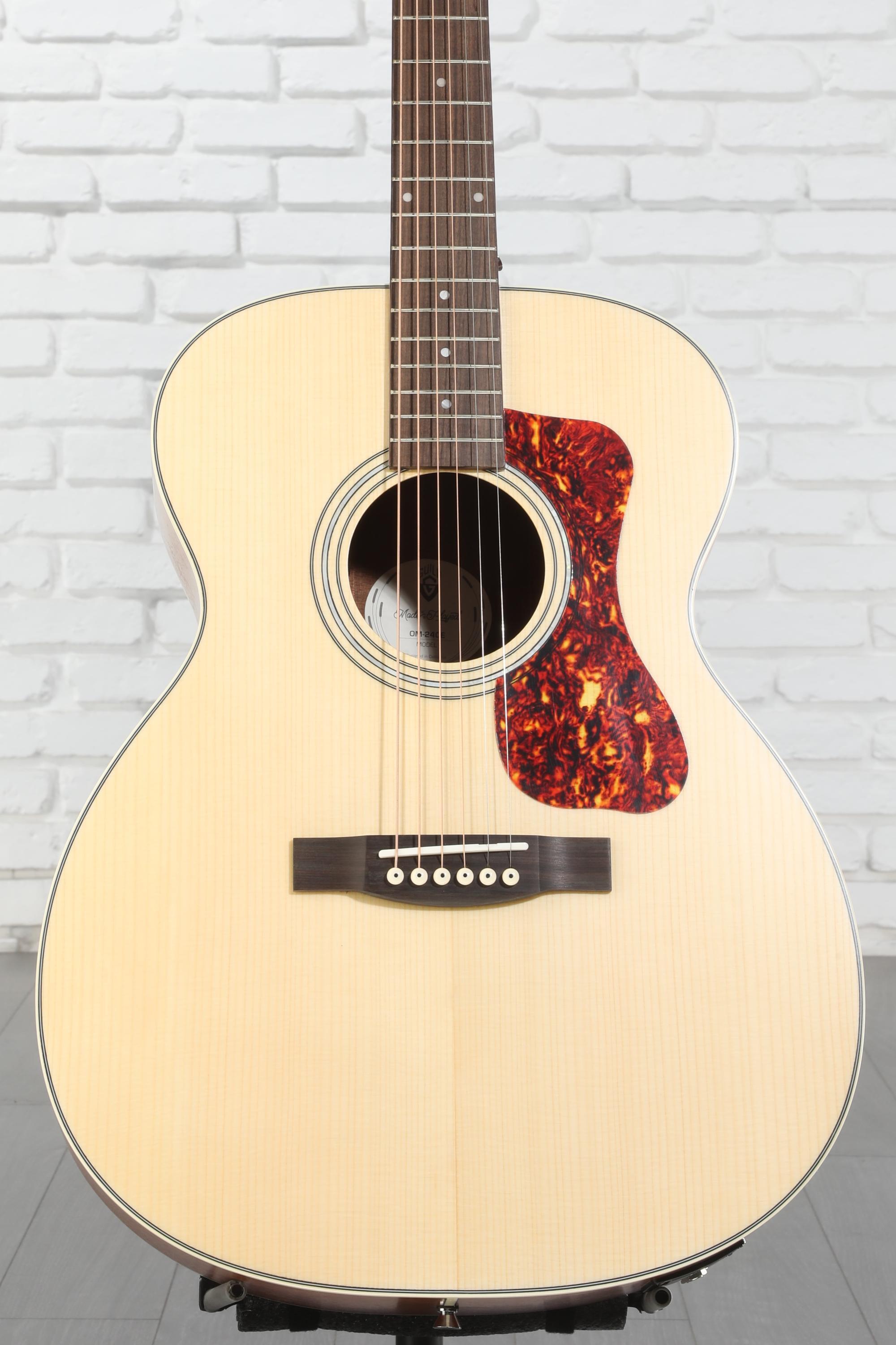 Guild OM-240E Acoustic-electric Guitar - Natural | Sweetwater